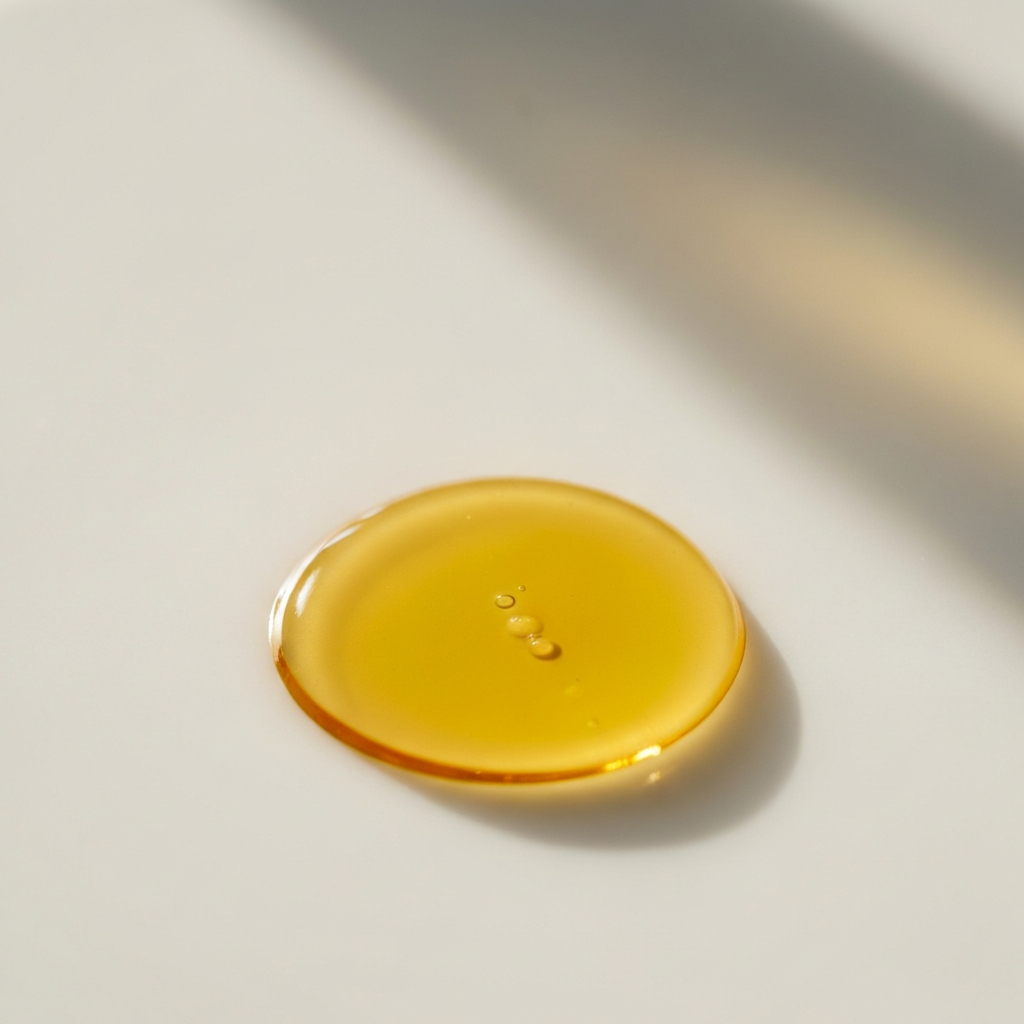 A drop of vitamin E oil