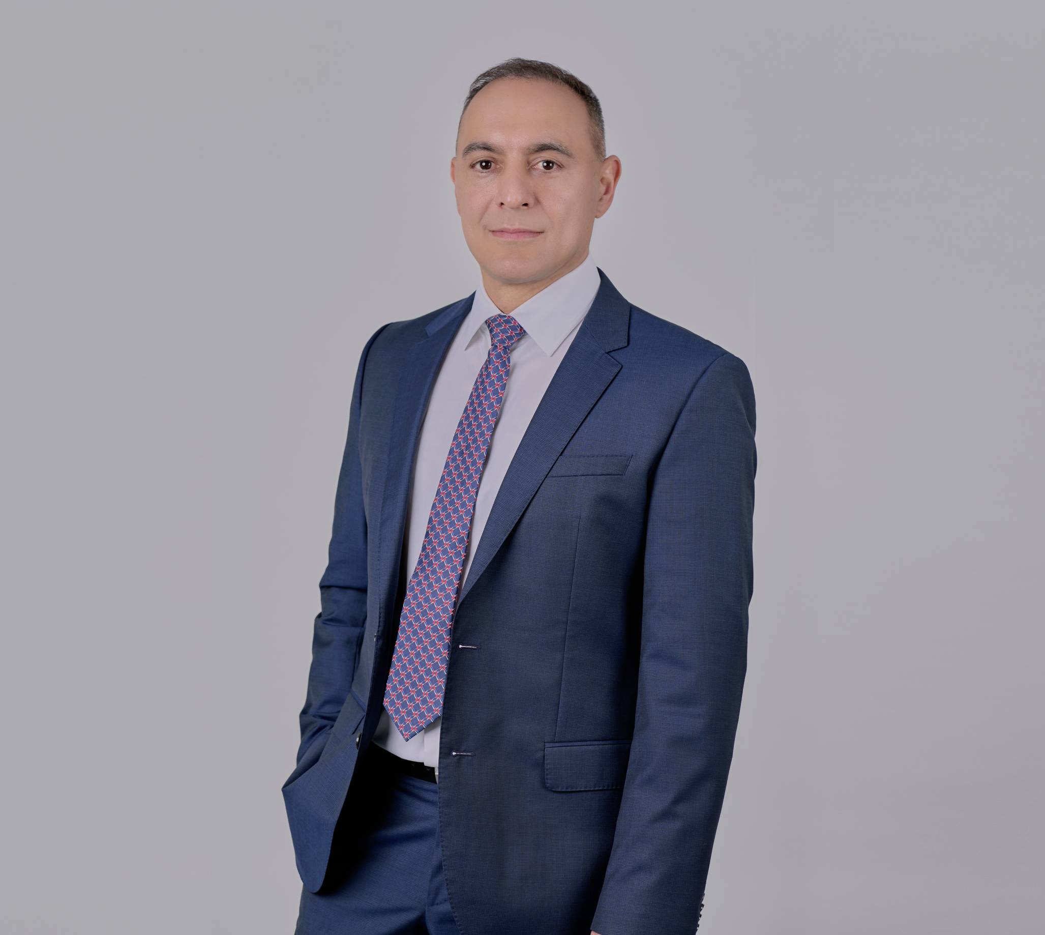 Portrait of Metin ATALAN, Chairman of TurkCham Korea, representing the Turkish Chamber of Commerce in Korea