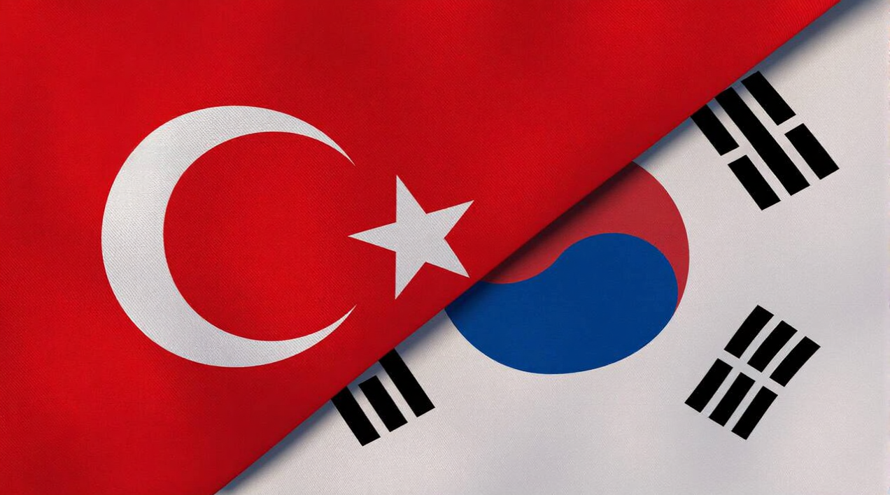 Turkish and Korean Flags