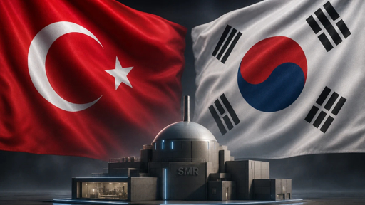 Flags of Turkey and South Korea representing bilateral business and new sector collaborations