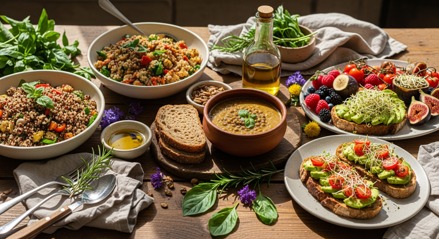 Veganes Essen