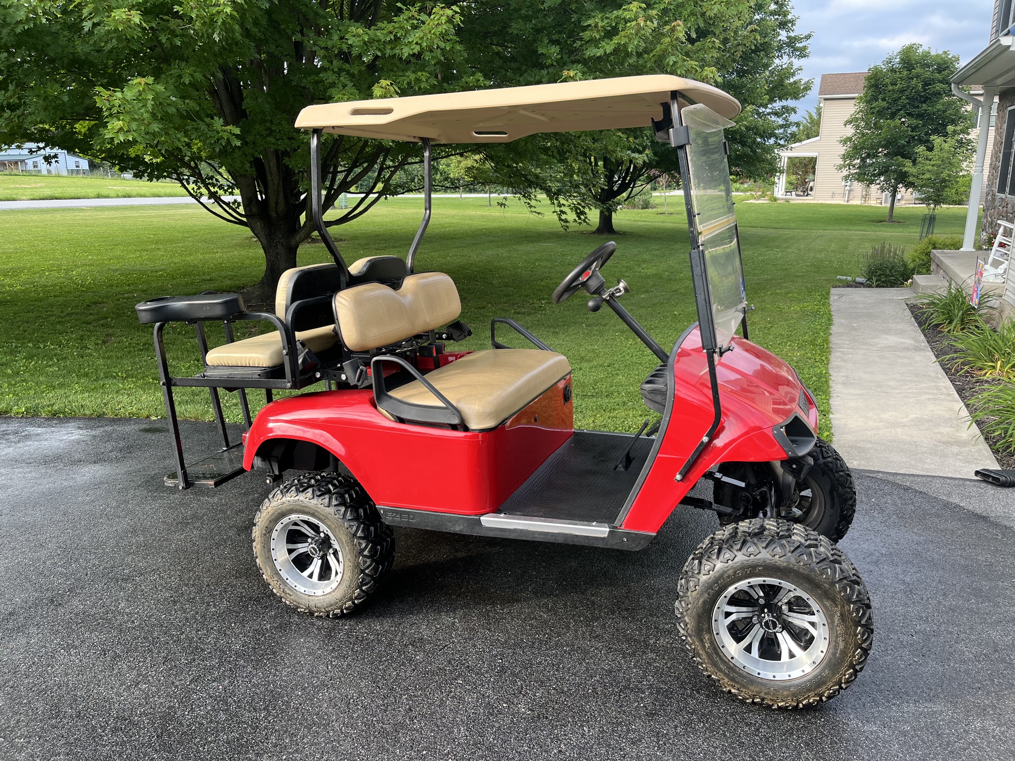Golf cart after lithium battery installation by Shafer's, example 9