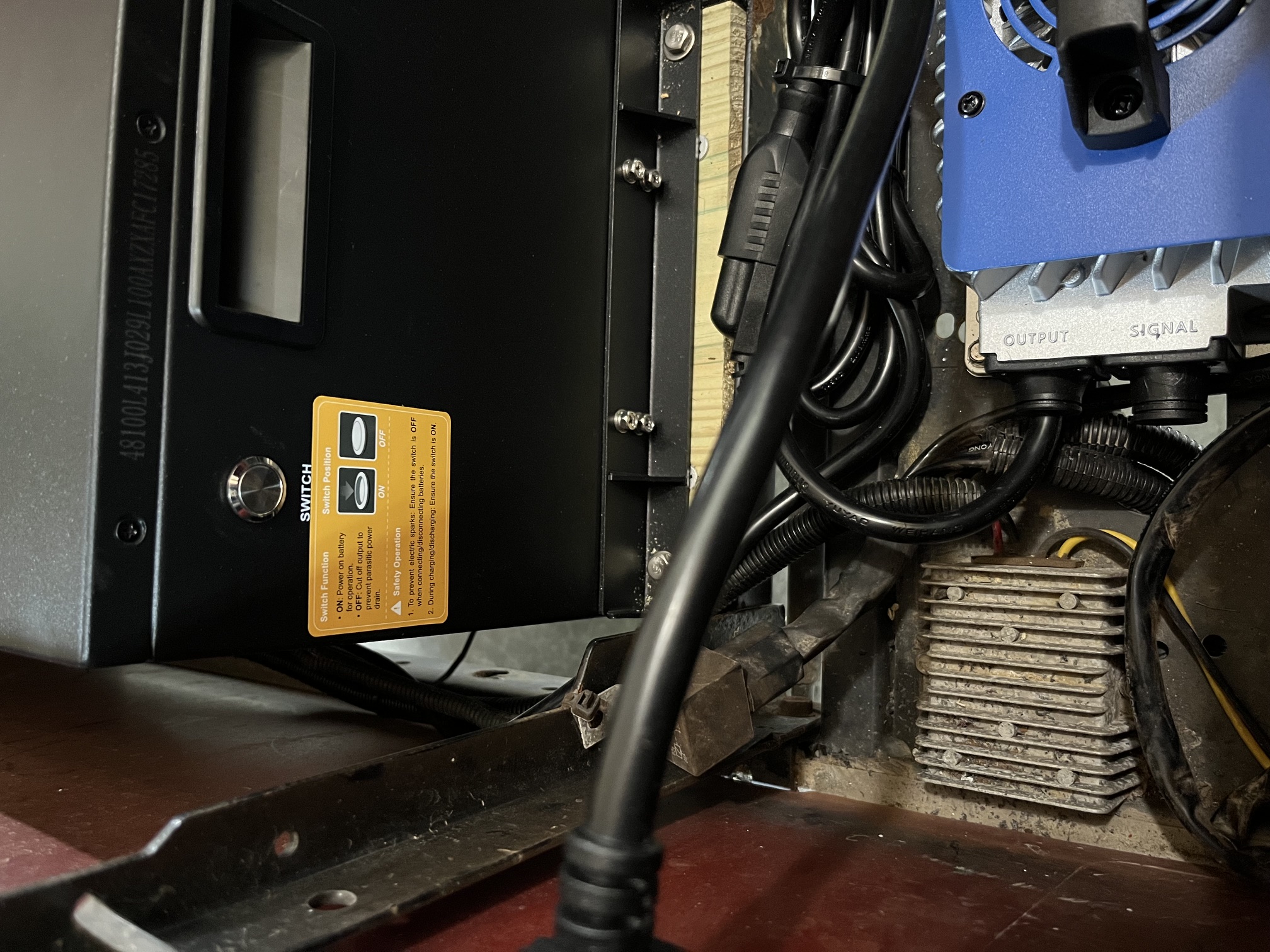 Golf cart after lithium battery installation by Shafer's, example 2