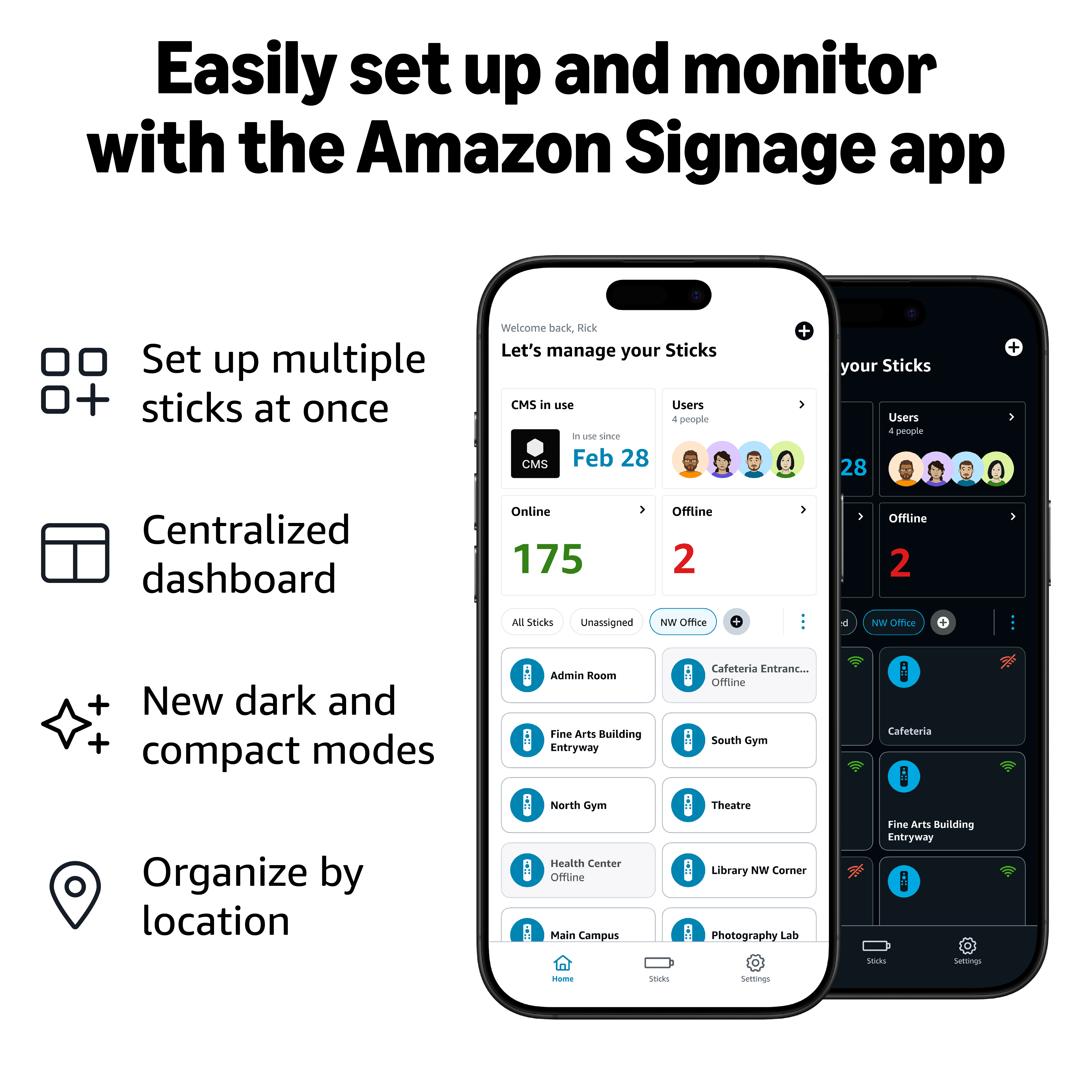 Amazon Signage App Management