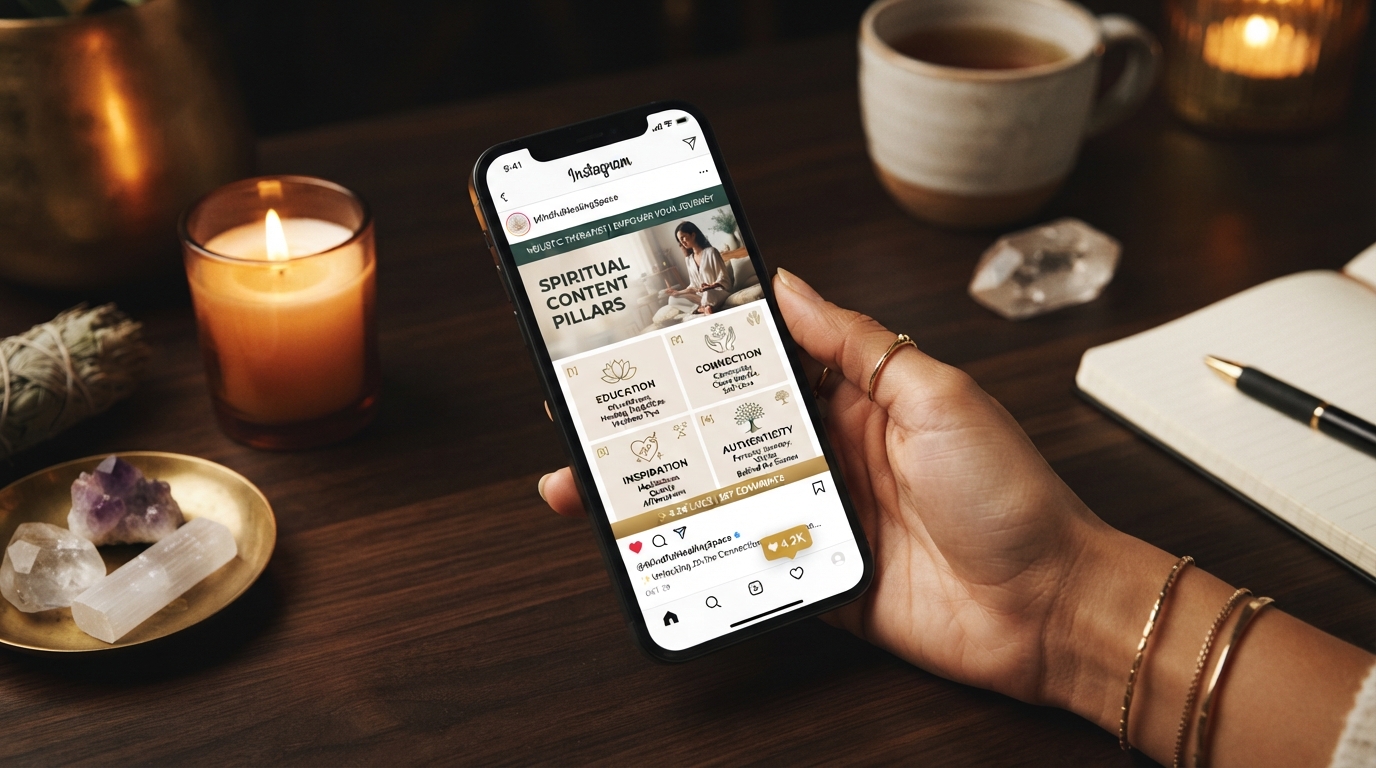 Qué publicar en Instagram como terapeuta holística para que llegue el cliente que sí paga
