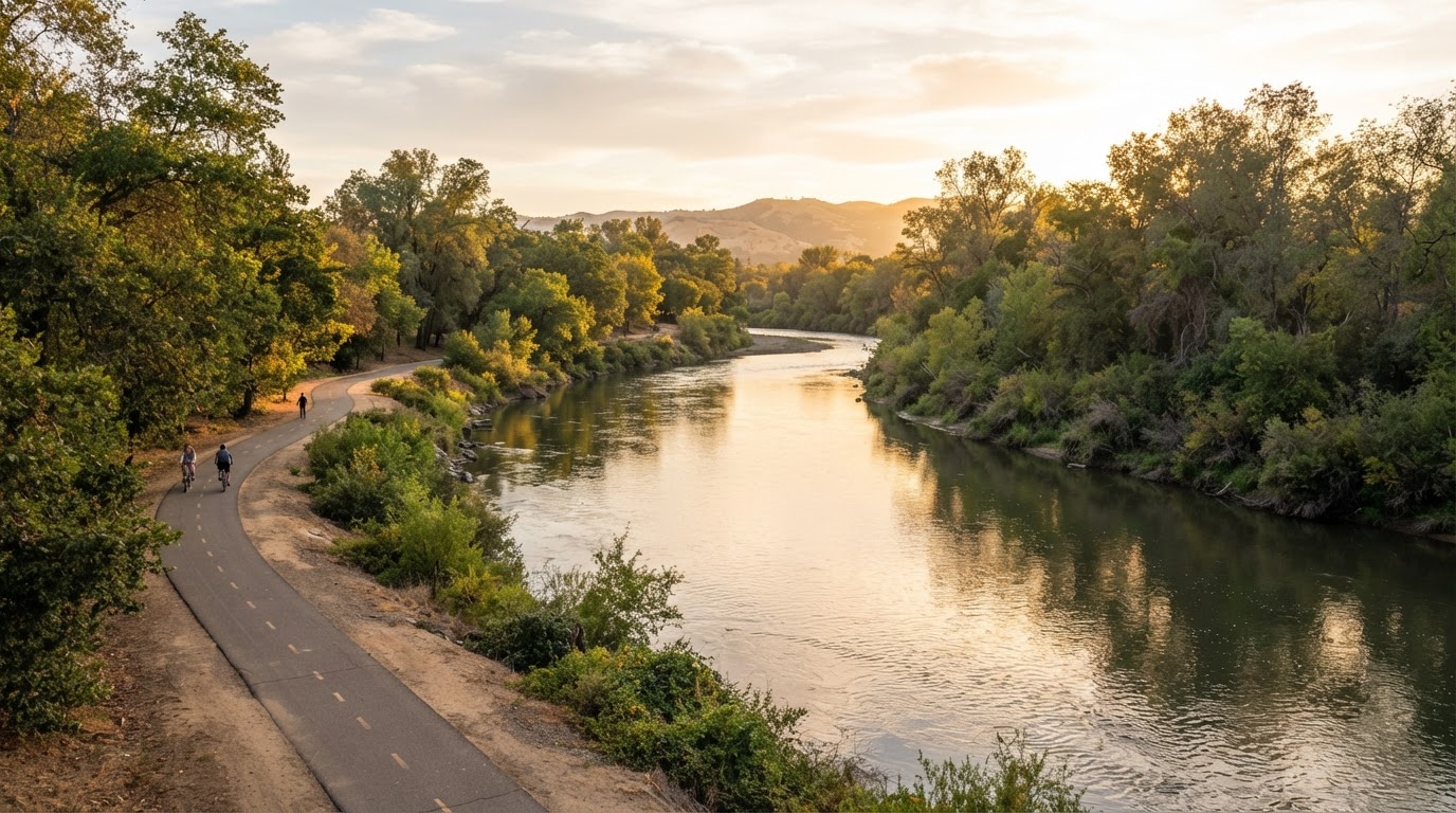 Sacramento Parkway along the American River in Rancho Cordova, CA – Radiant EPS electrician and plumber