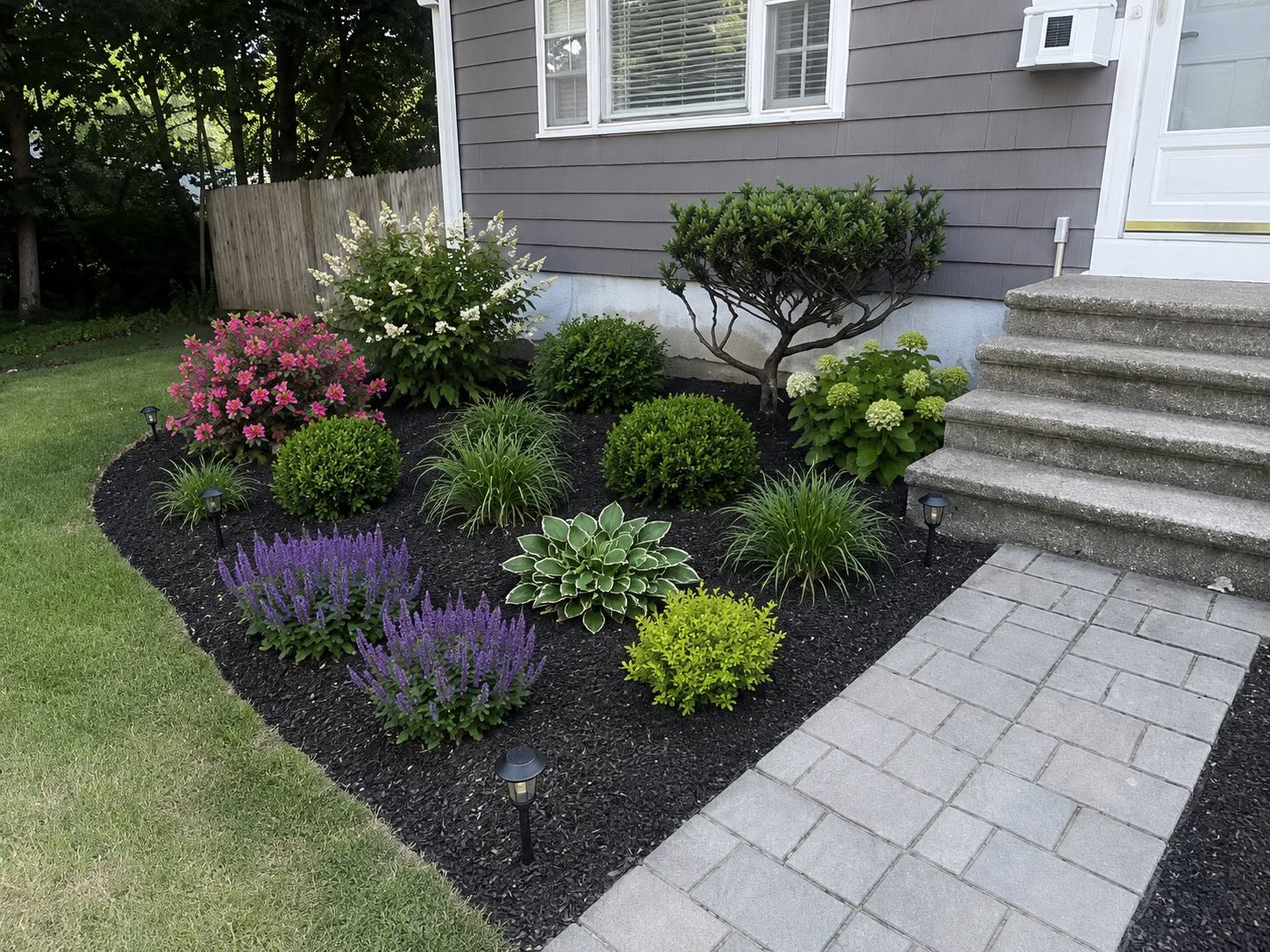 After landscaping