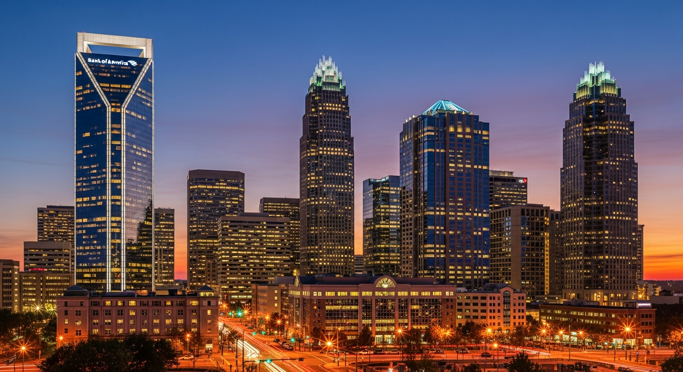 Uptown Charlotte Skyline