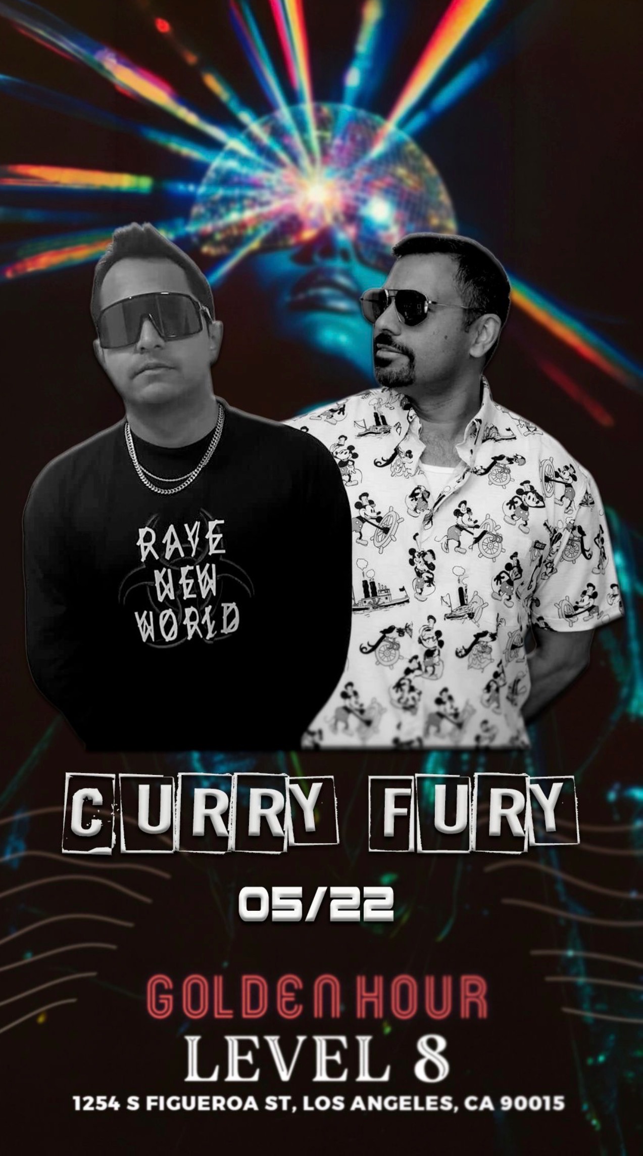 Ghandi at Level 8 DTLA - Past show flyer