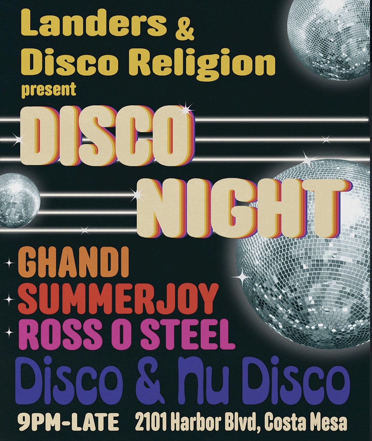 Ghandi Redline Records OC Event Flyer