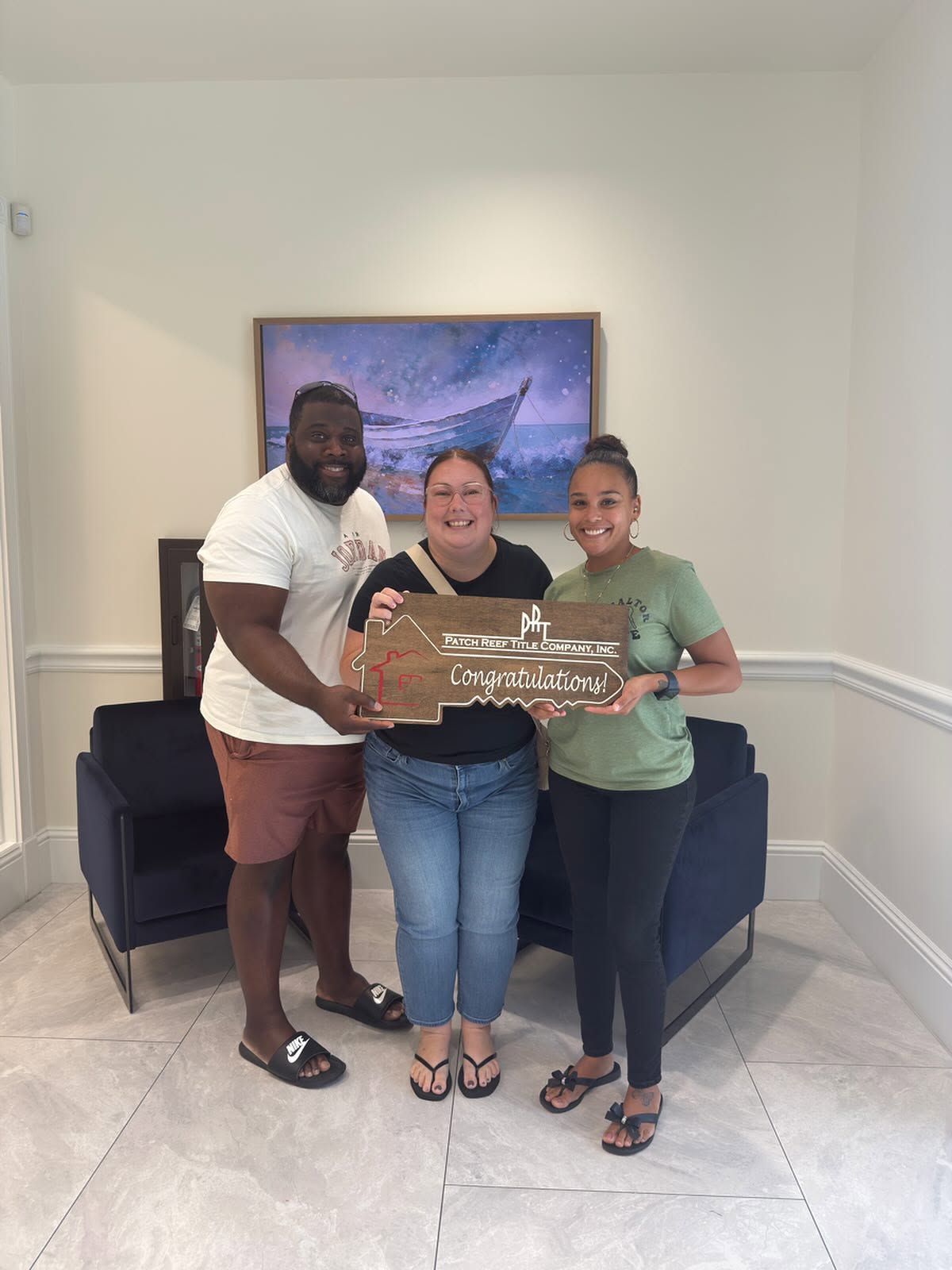 Yesenia Carrasco with clients