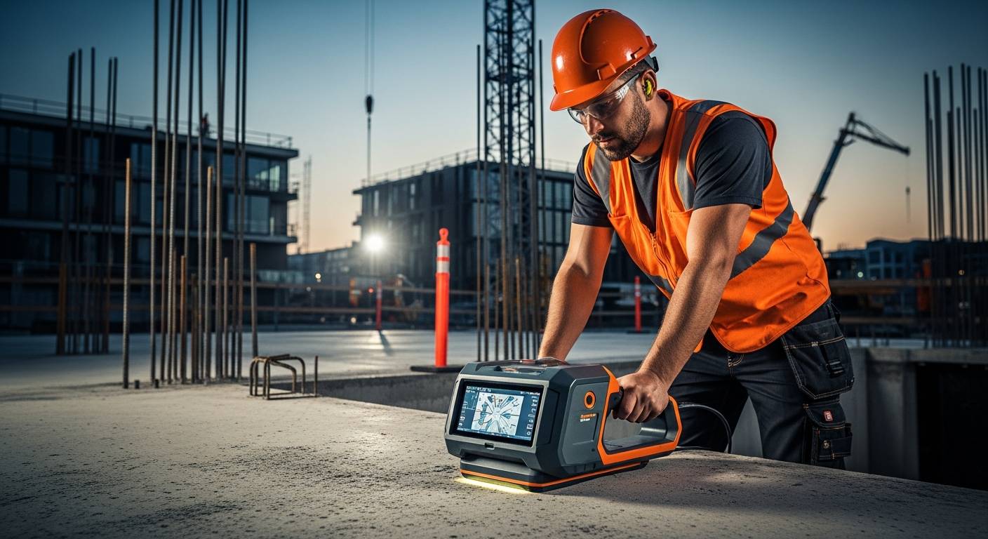 Professional concrete scanning with GPR