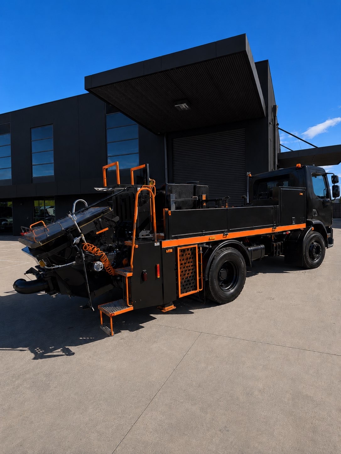 Concrete boom pump Sydney slab pour