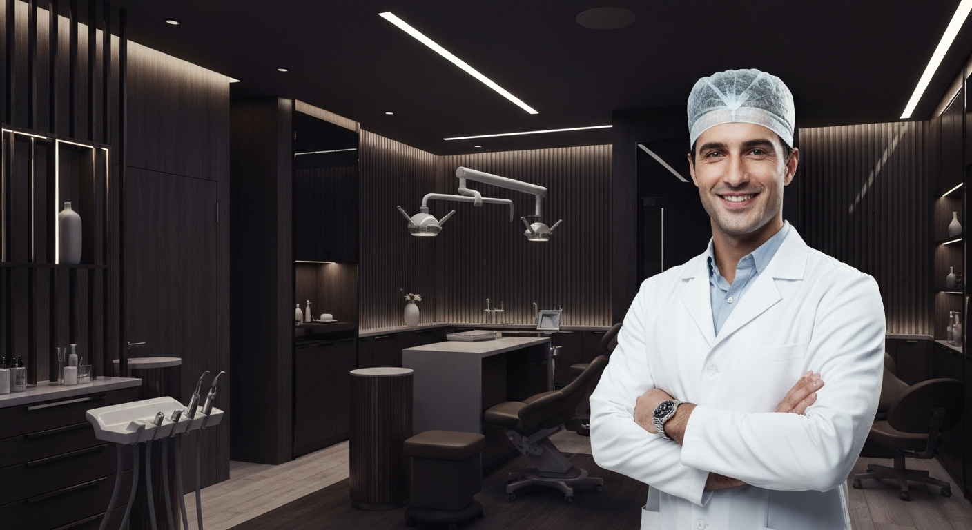 Dentista feliz