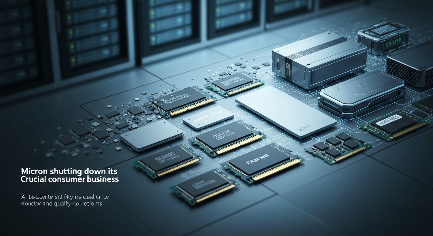 Micron Shuts Down Its Crucial Consumer Business