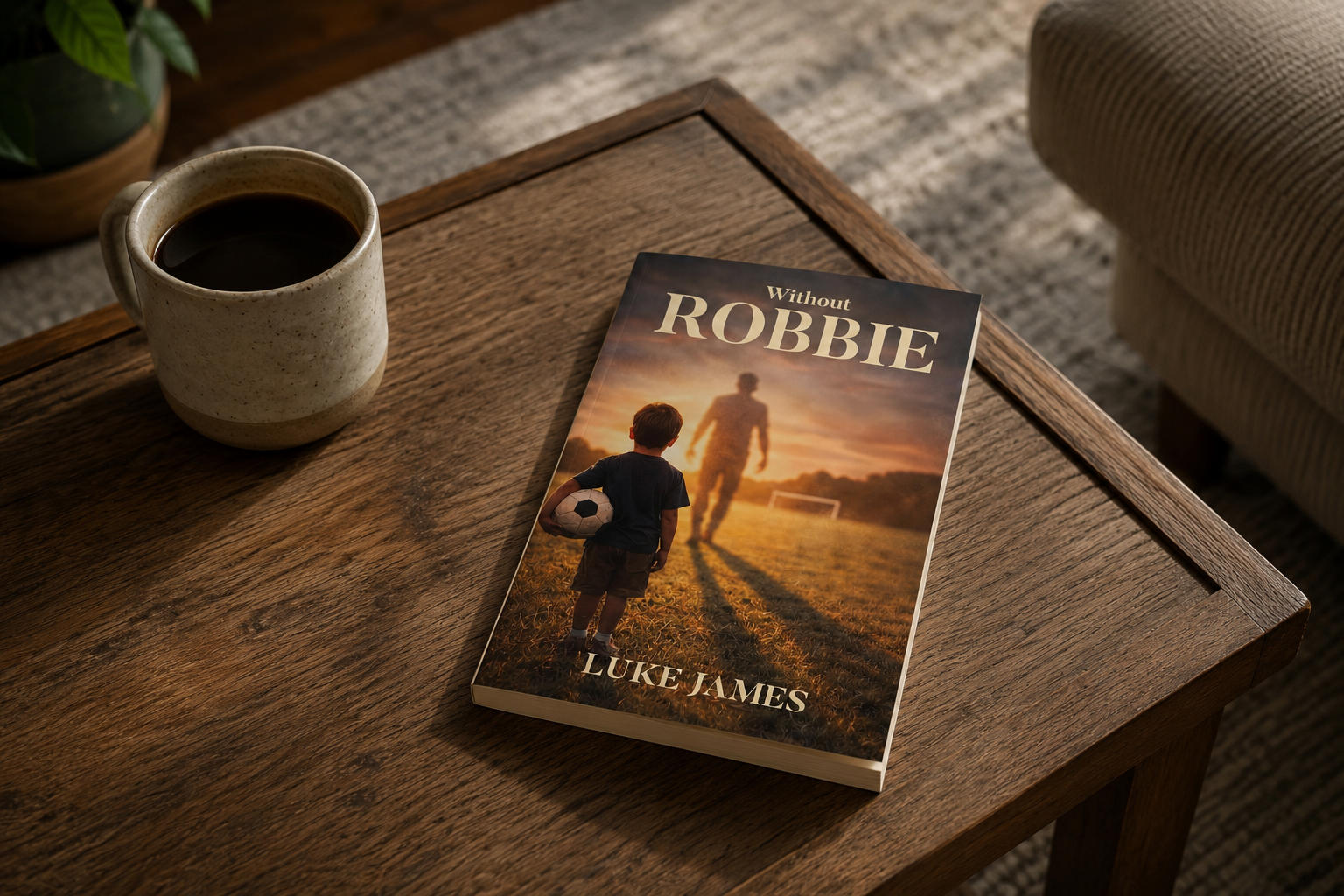Without Robbie Book on table