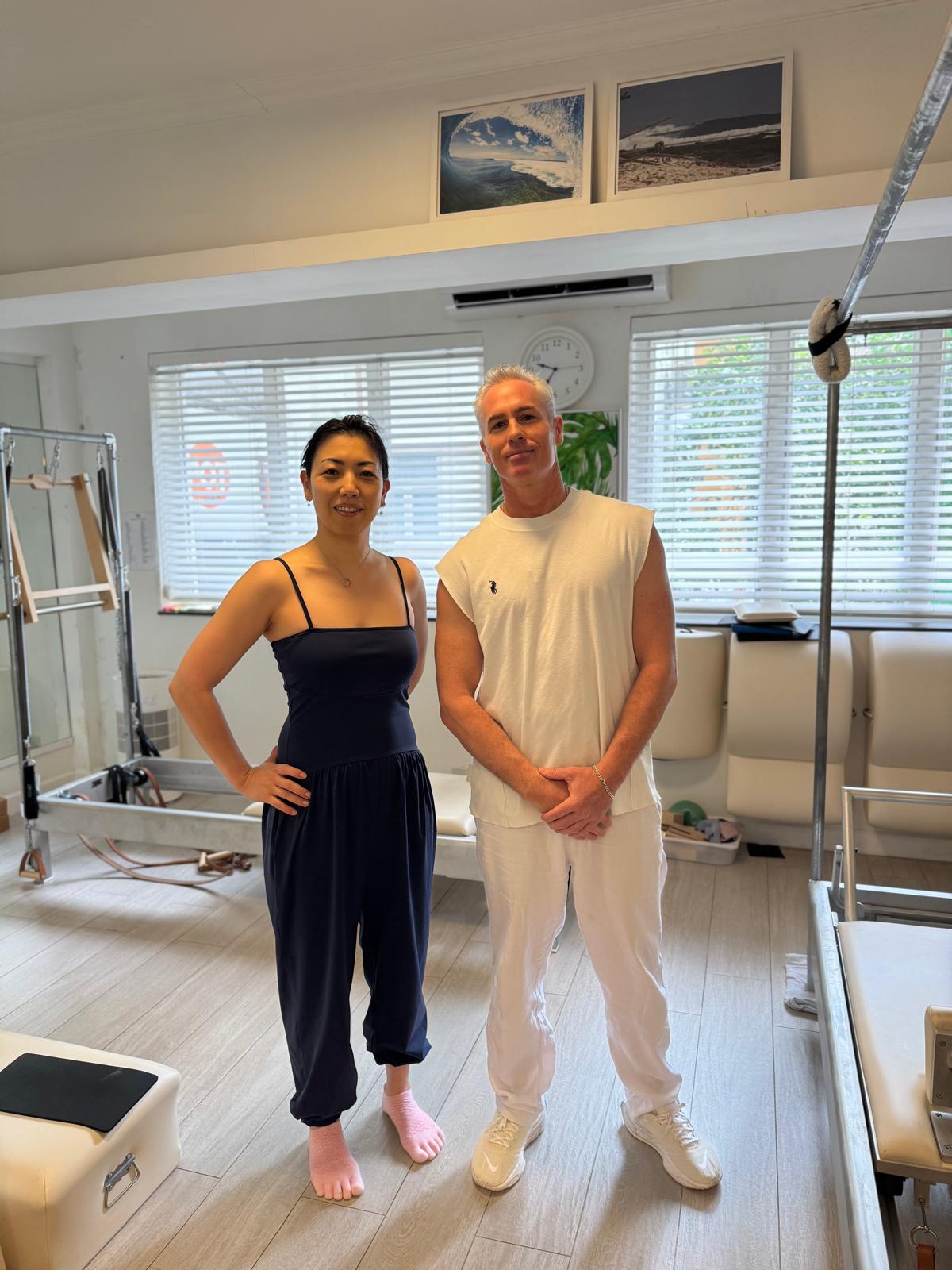 Pilates Flow HK Client with Levi