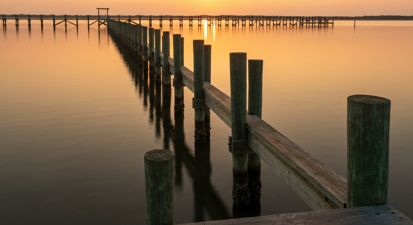 Calabash NC Coastal Fishing Dock