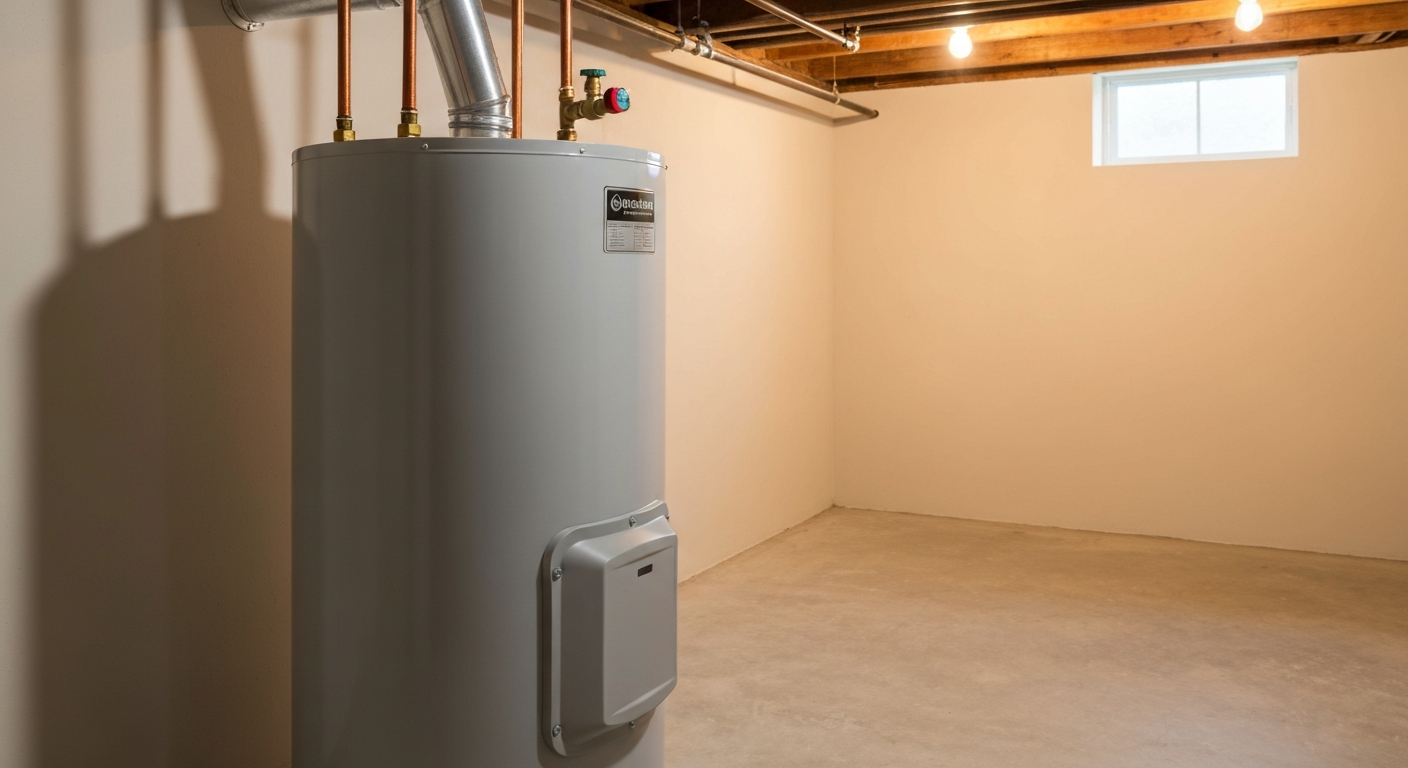 Residential water heater unit