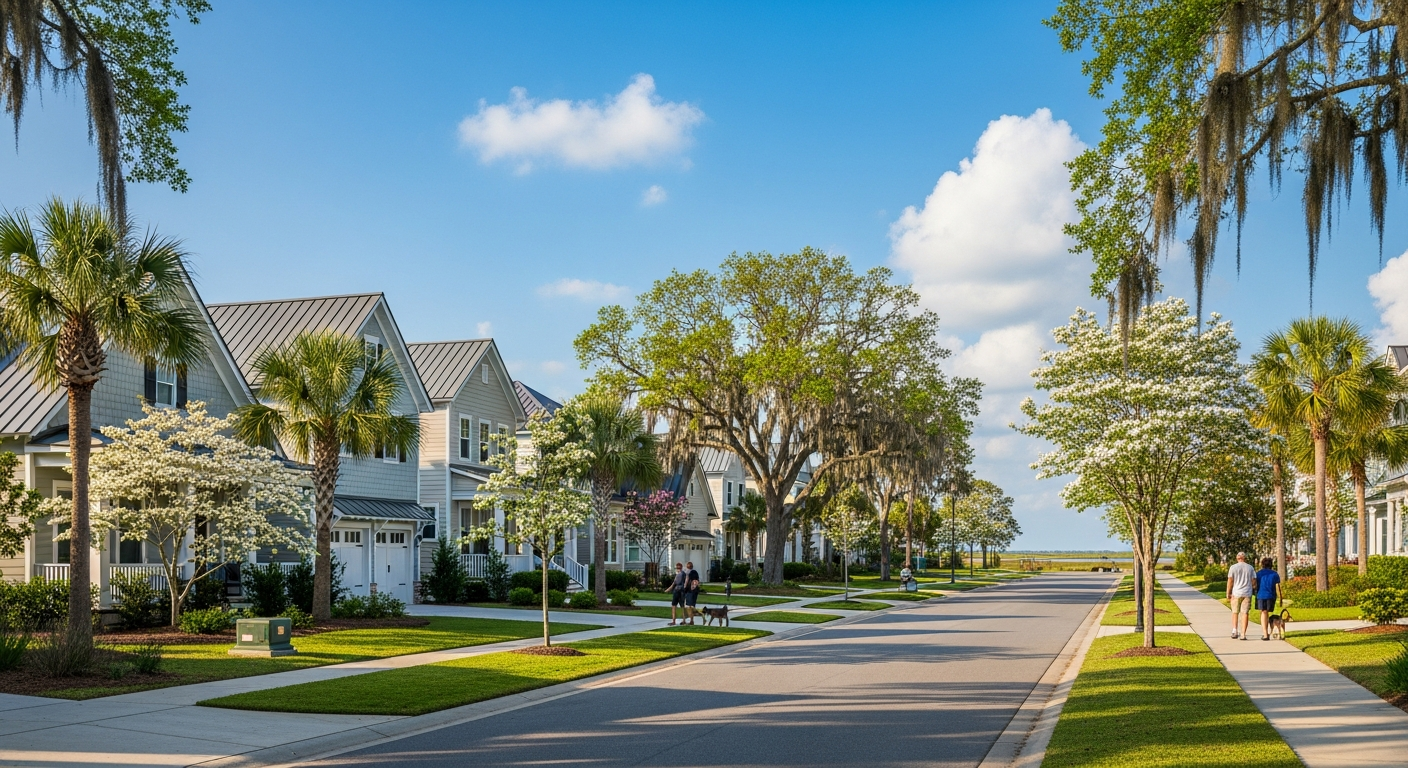 Hampstead NC coastal suburban neighborhood