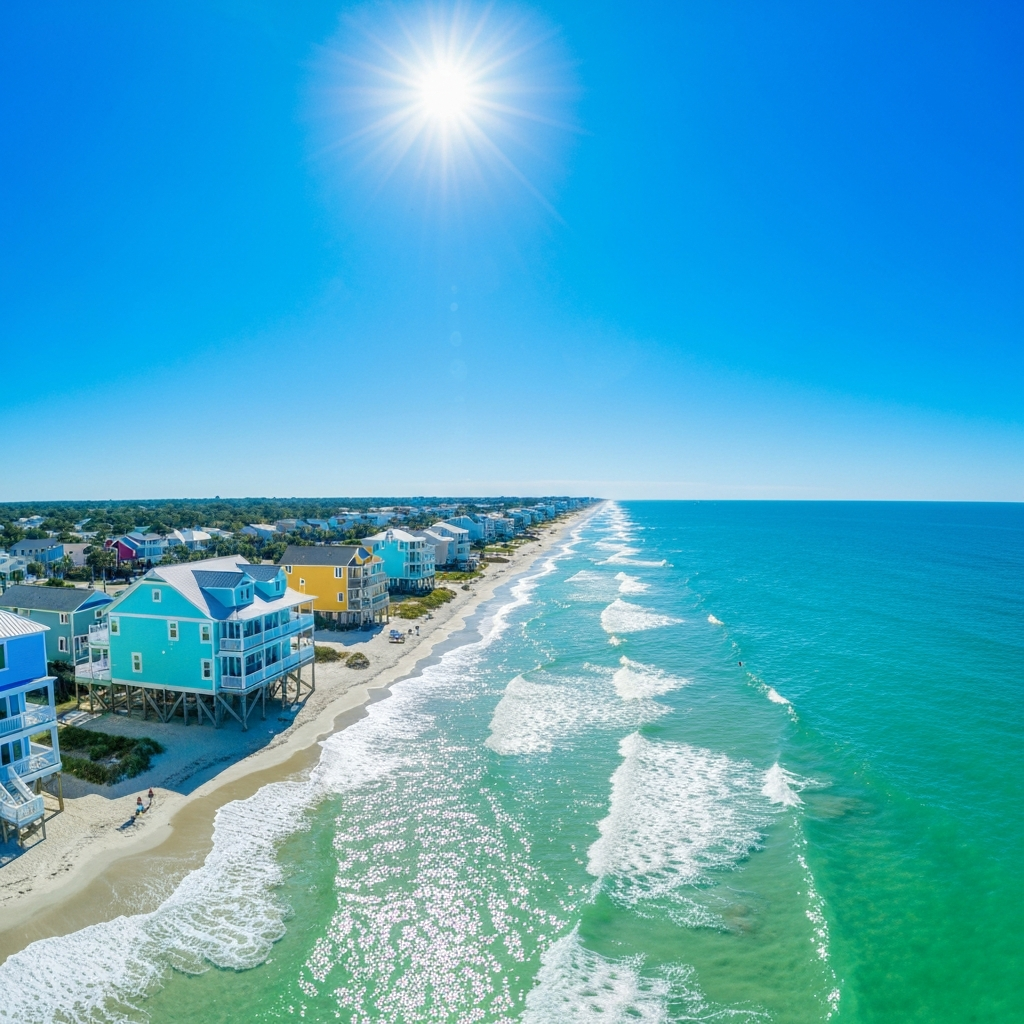 Wrightsville Beach NC coastal view