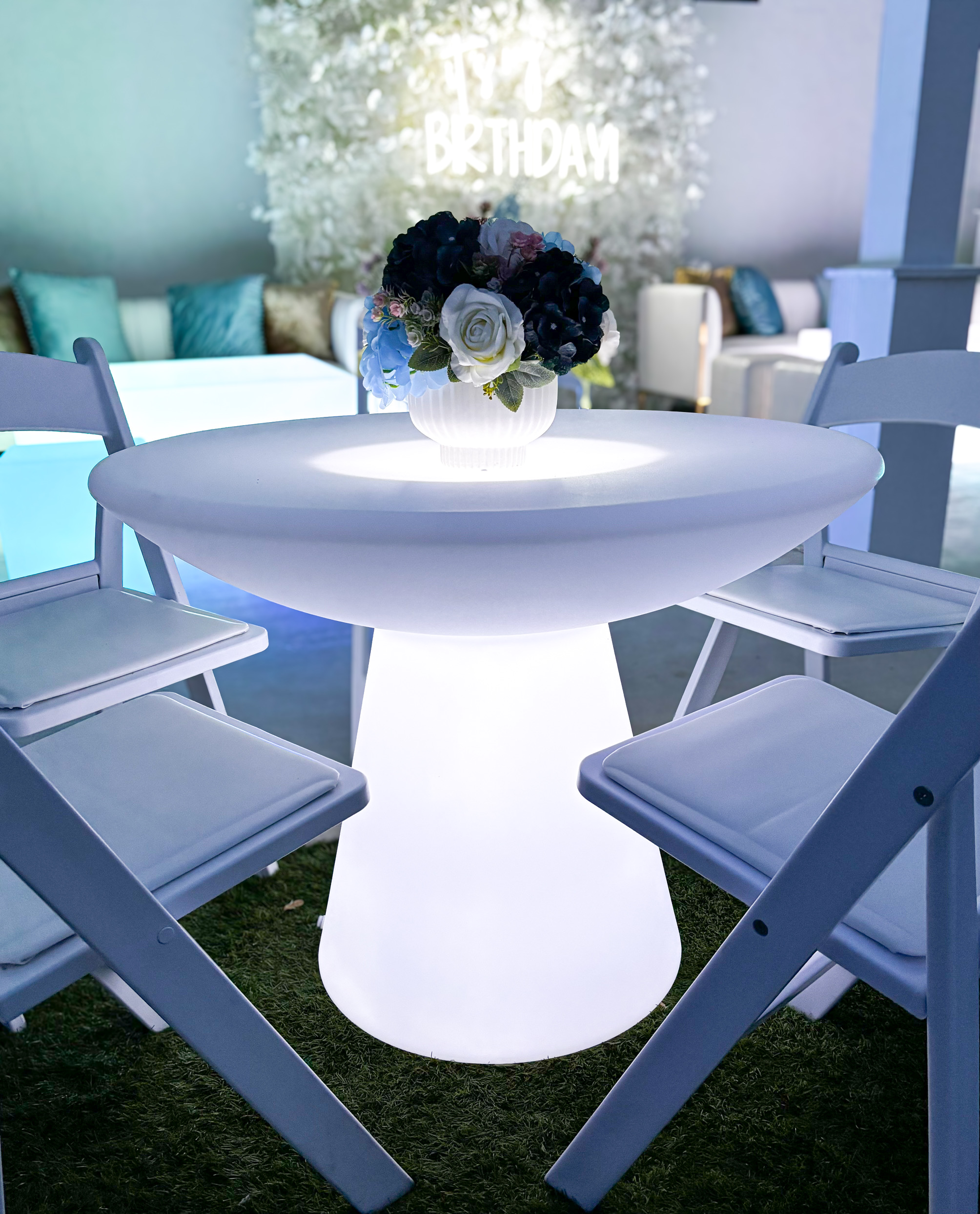 Unique Urban Events Instagram post showing party rentals in Houston - 1