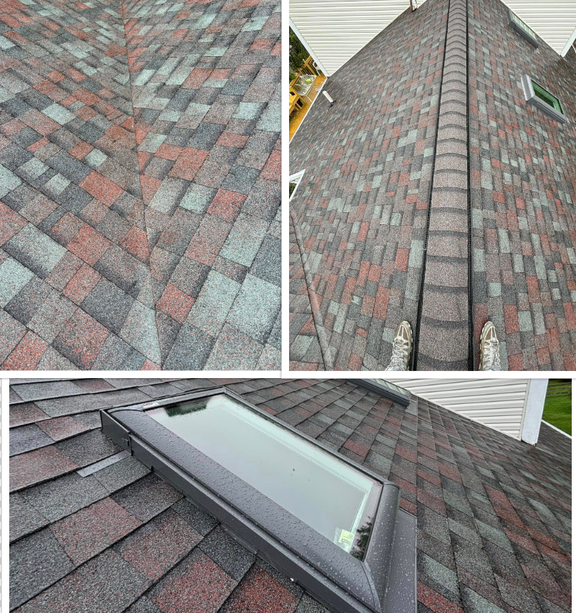 Shingle roof repair in Rochester NY — damaged shingles replaced by Chase Impressions
