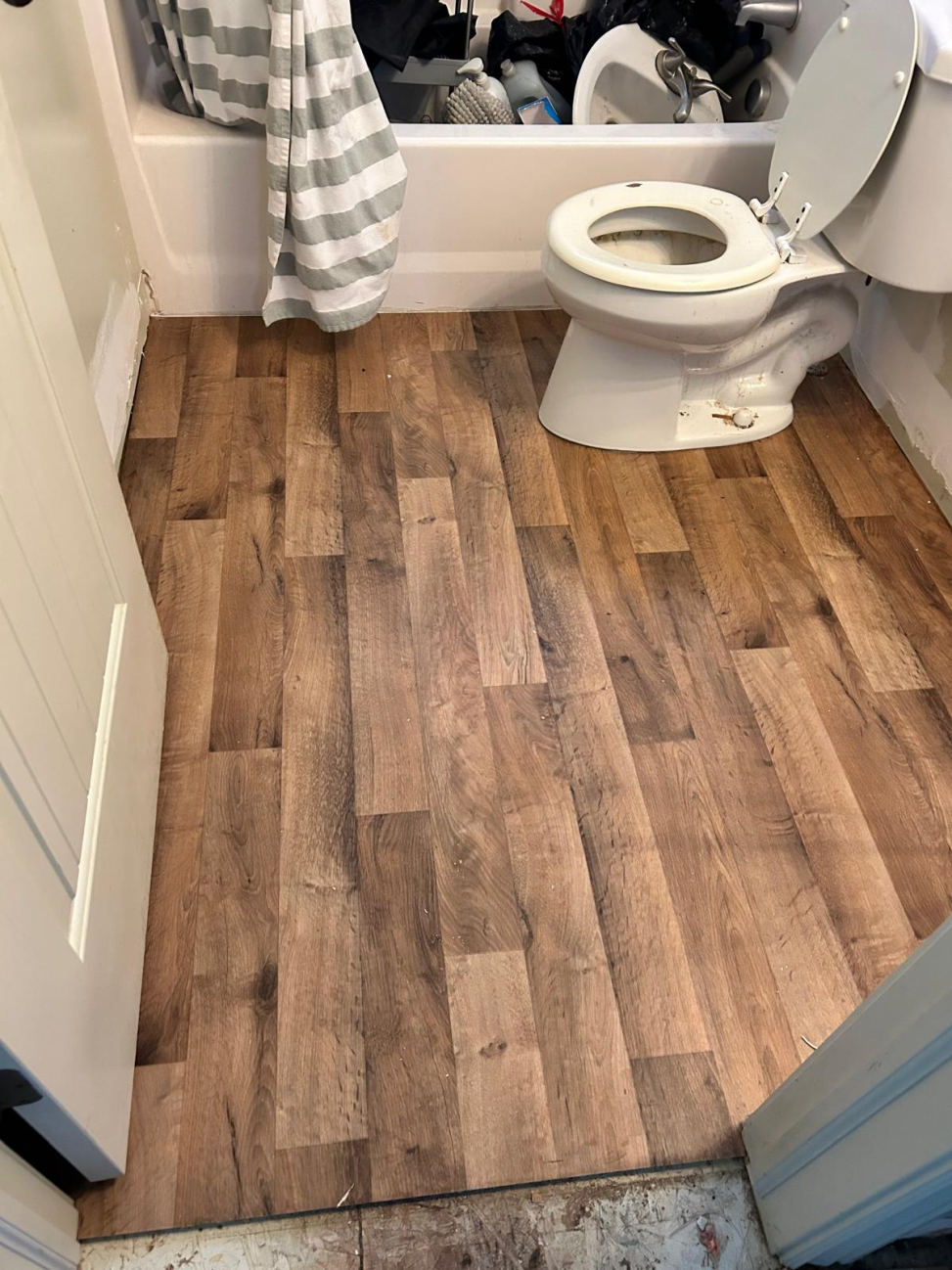 Bathroom Wood Flooring