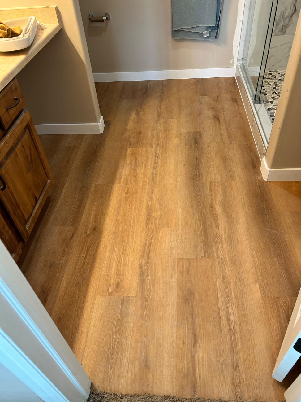 Wood Bathroom Flooring