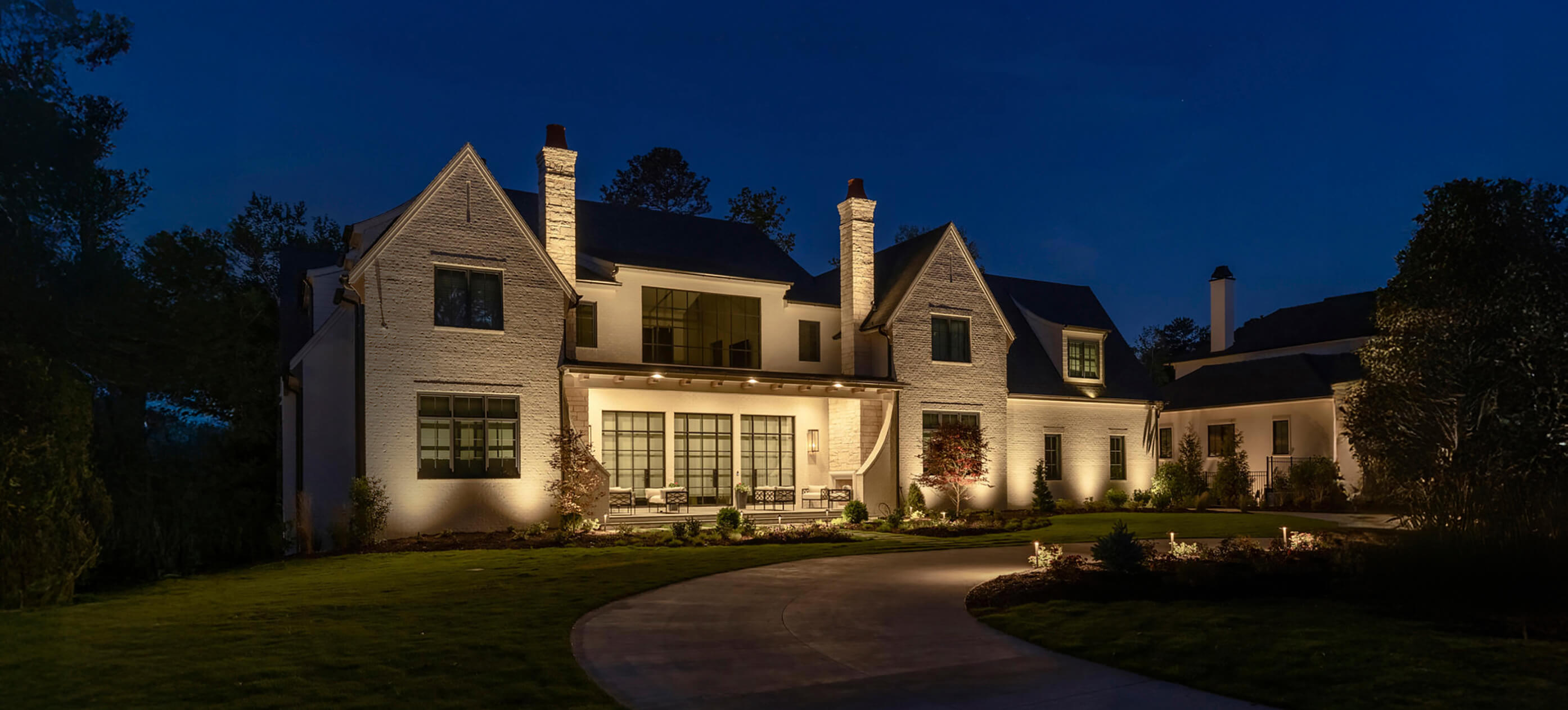 Luxury home lighting background