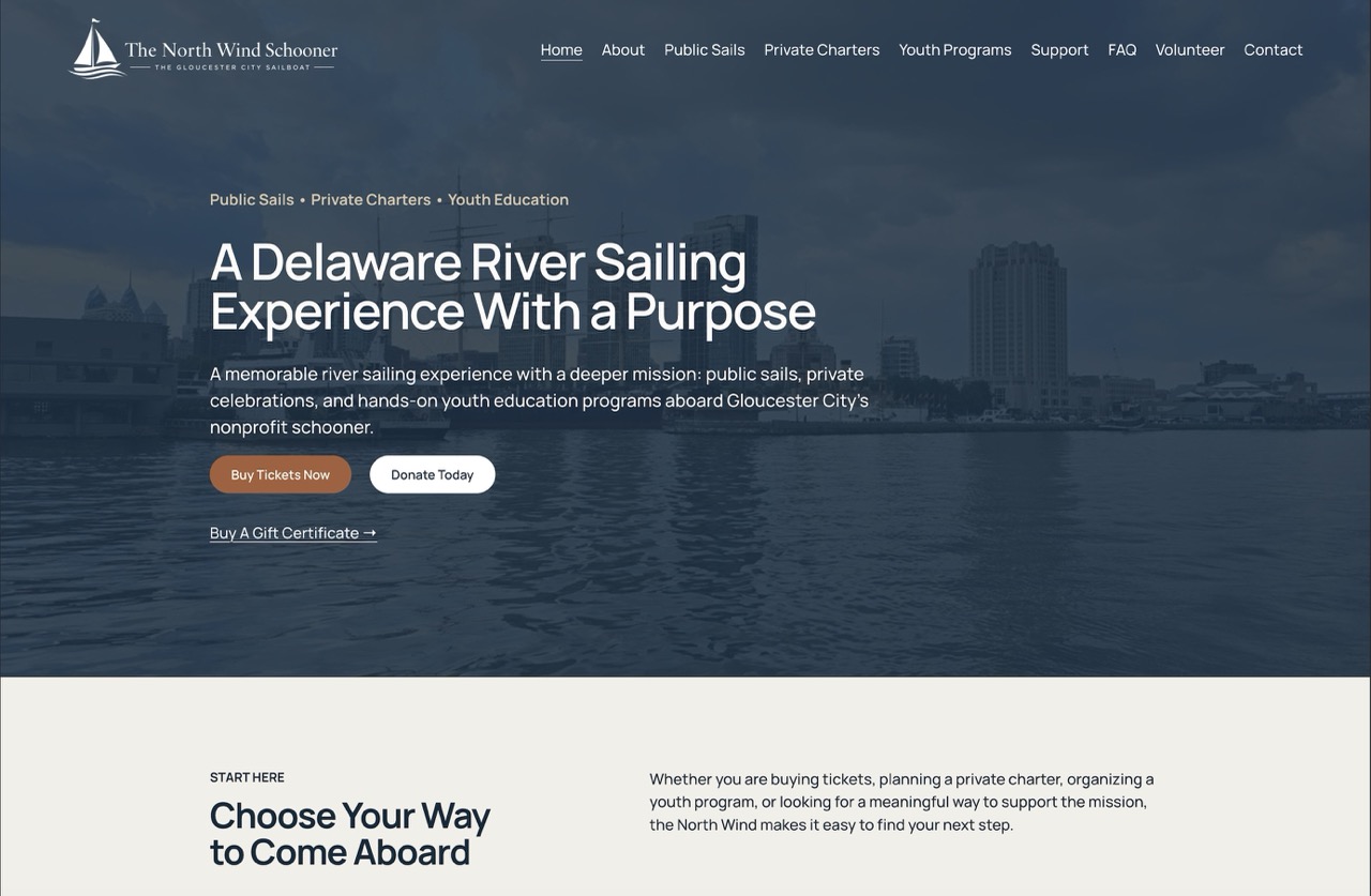 Entertainment Website Mockup