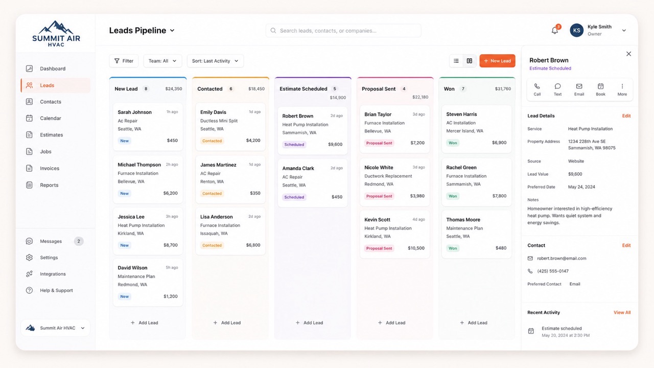 CRM & Lead Pipeline