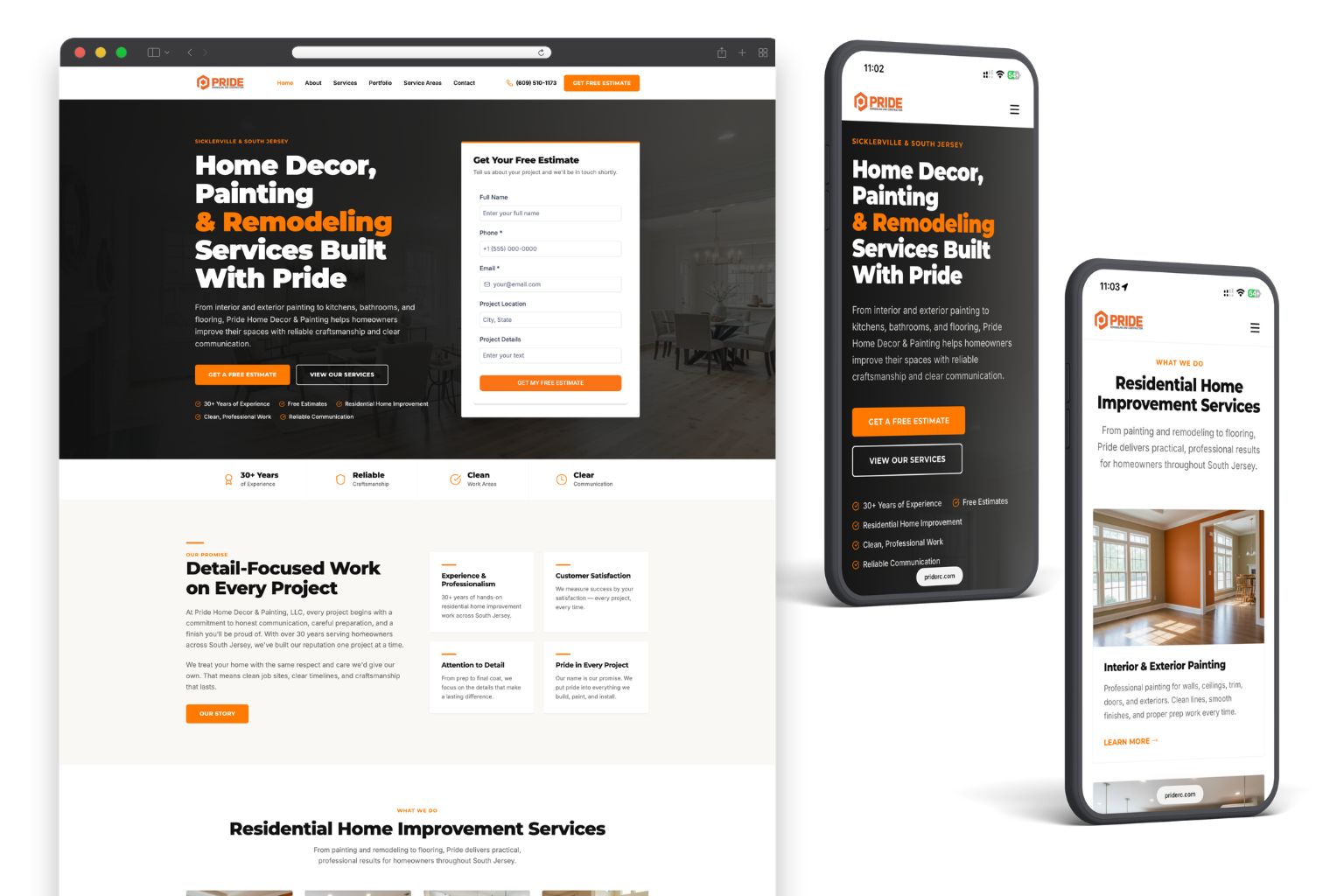Website Mockups