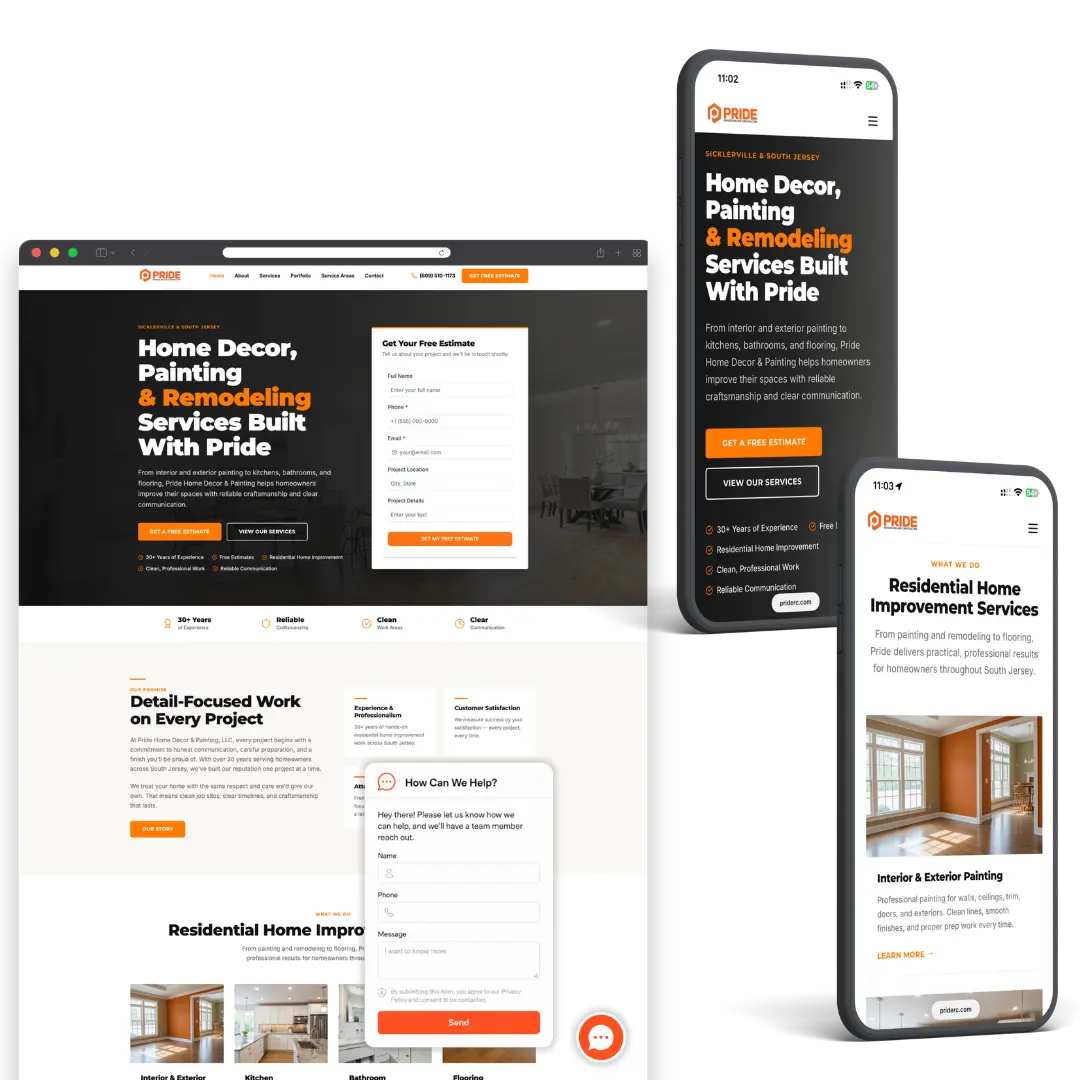 Website Mockups