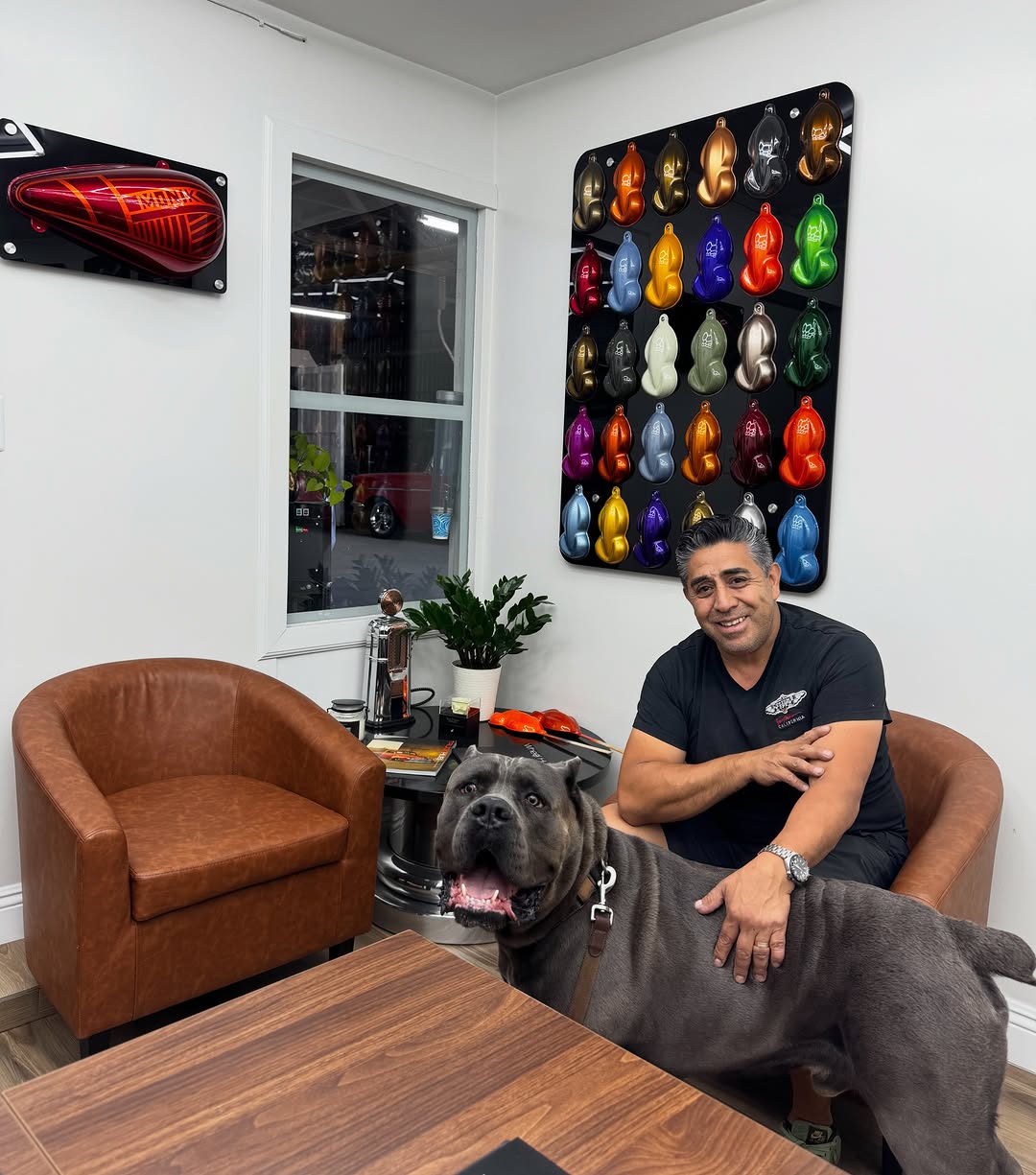 Ricardo Lopez owner of Customs by Lopez auto body shop Compton CA