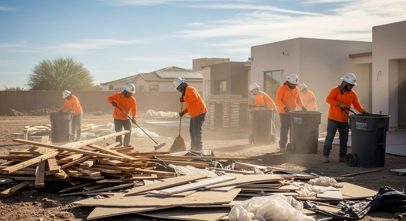 Construction Site Cleanup in Phoenix