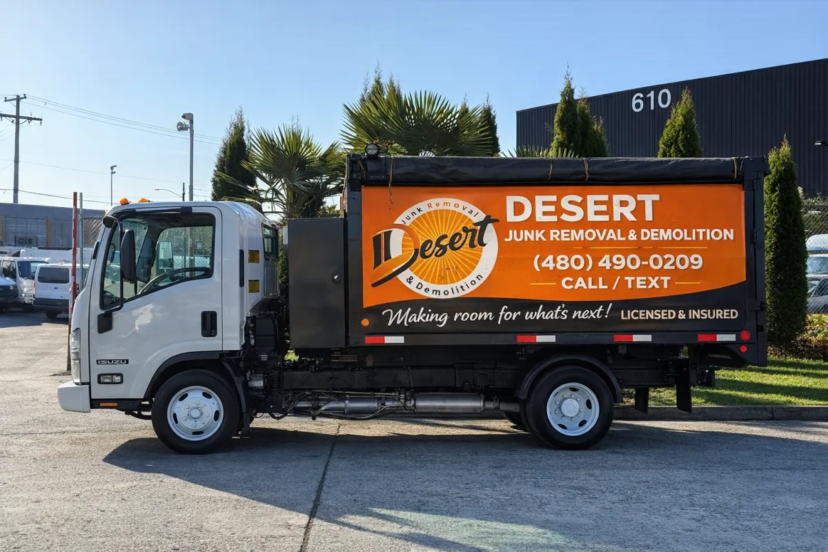 Desert Junk Removal Truck