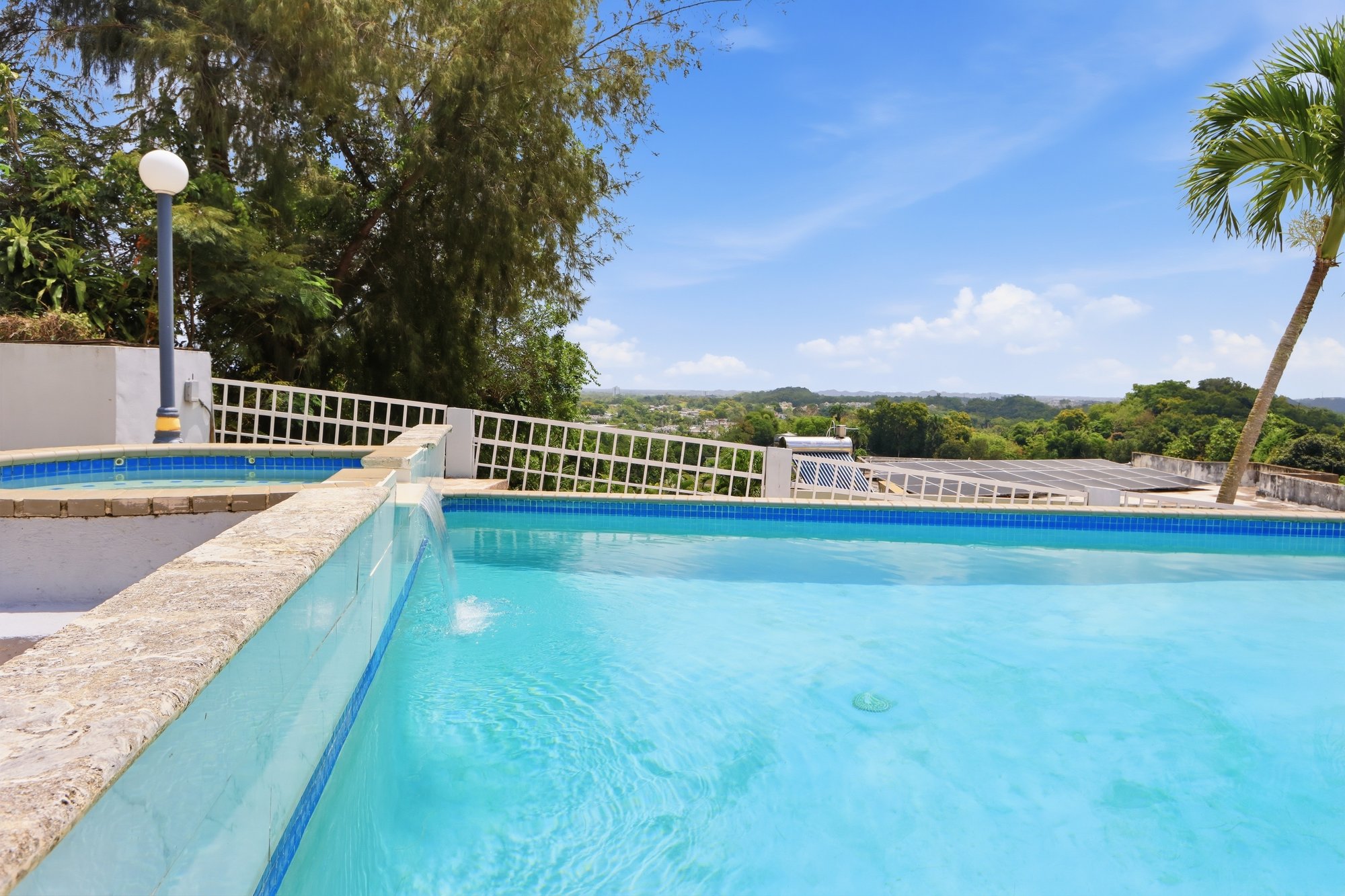 Pool view of the property