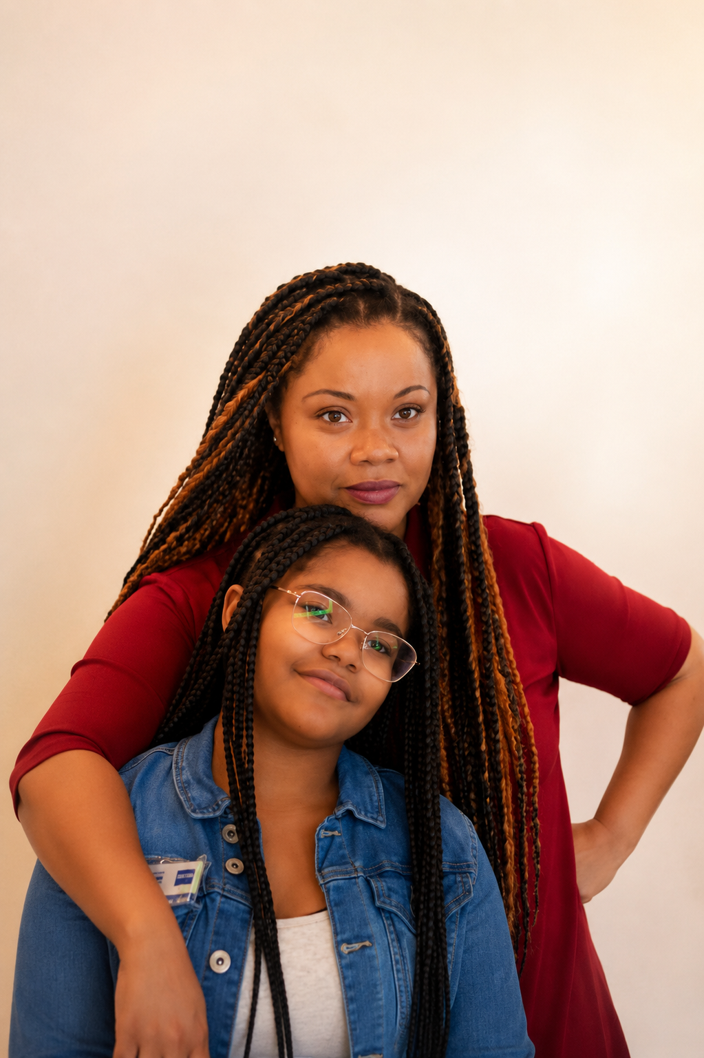 Maria Venzant, founder of Pretty Princess, with her daughter Jordin