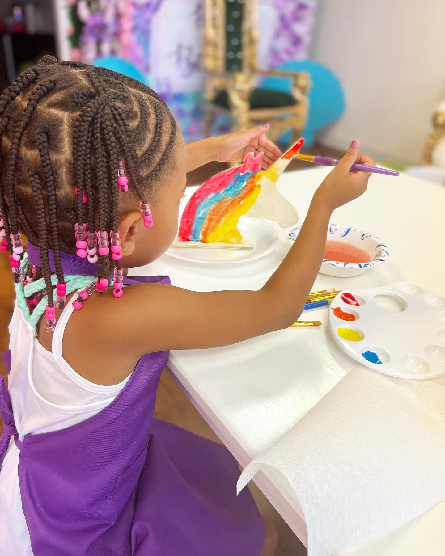 Young girls ages 5-8 having fun together at Little Ladies Bloom in Fayetteville GA
