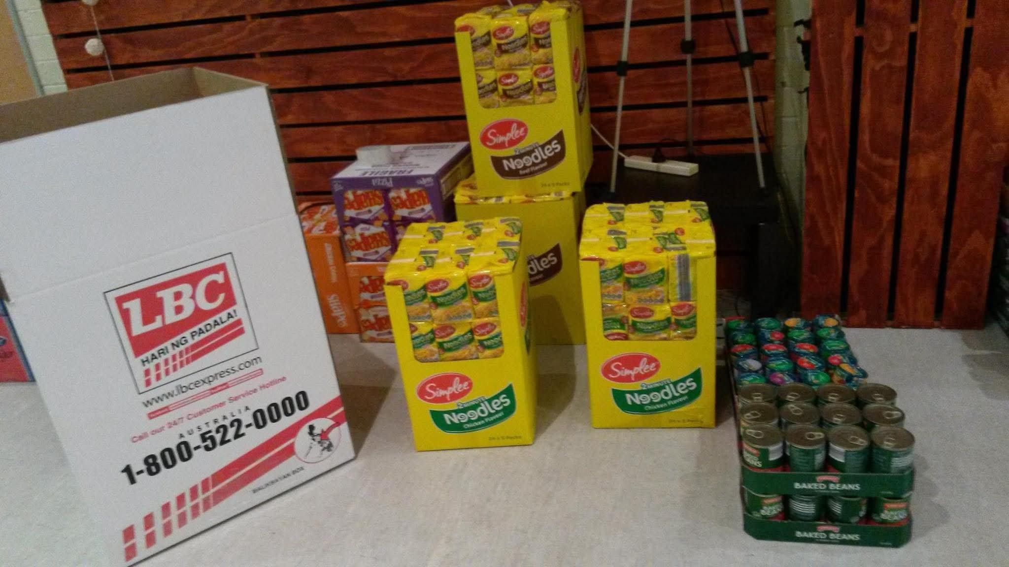 Hamper preparation and community support