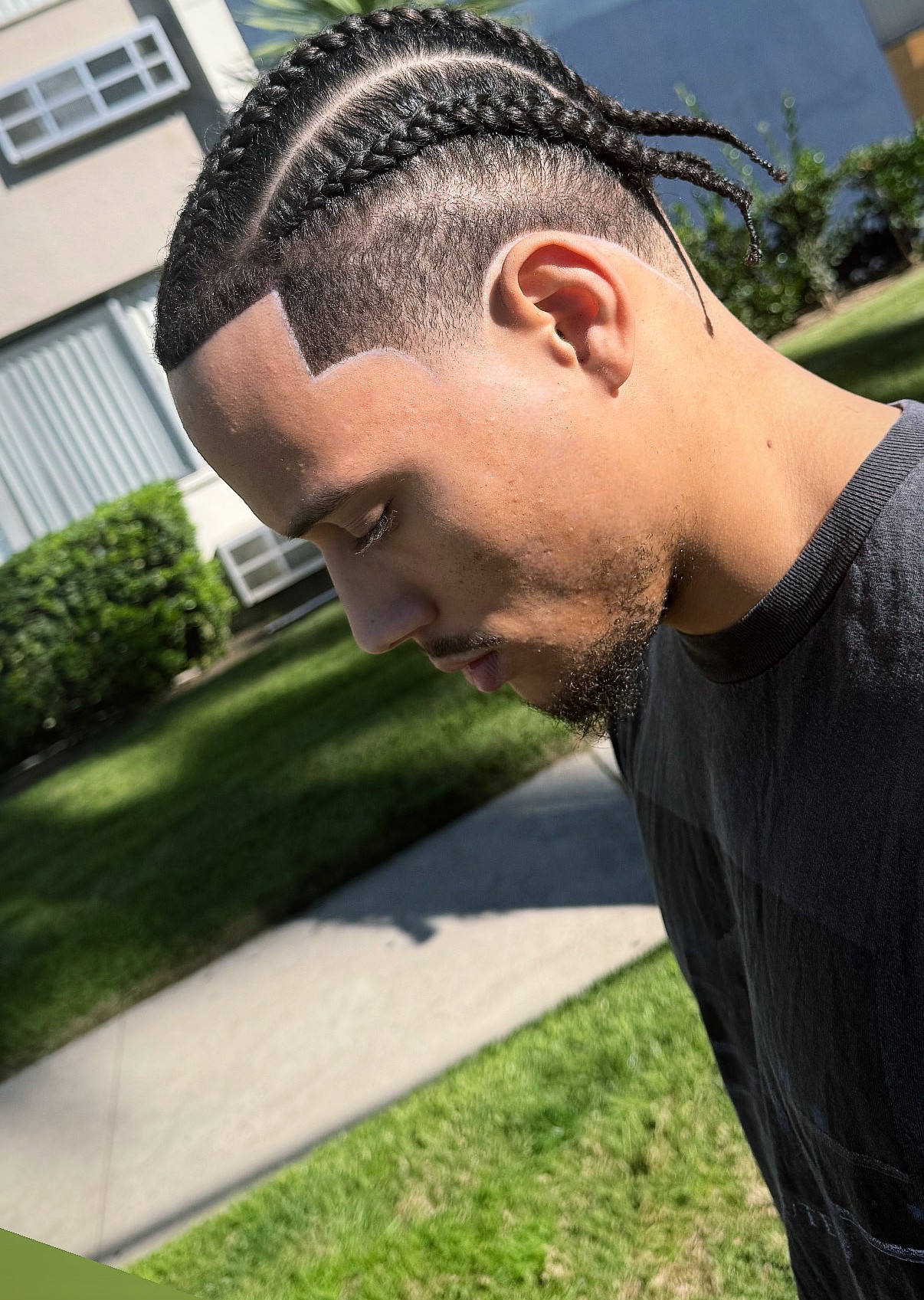 Fresh fade and texture