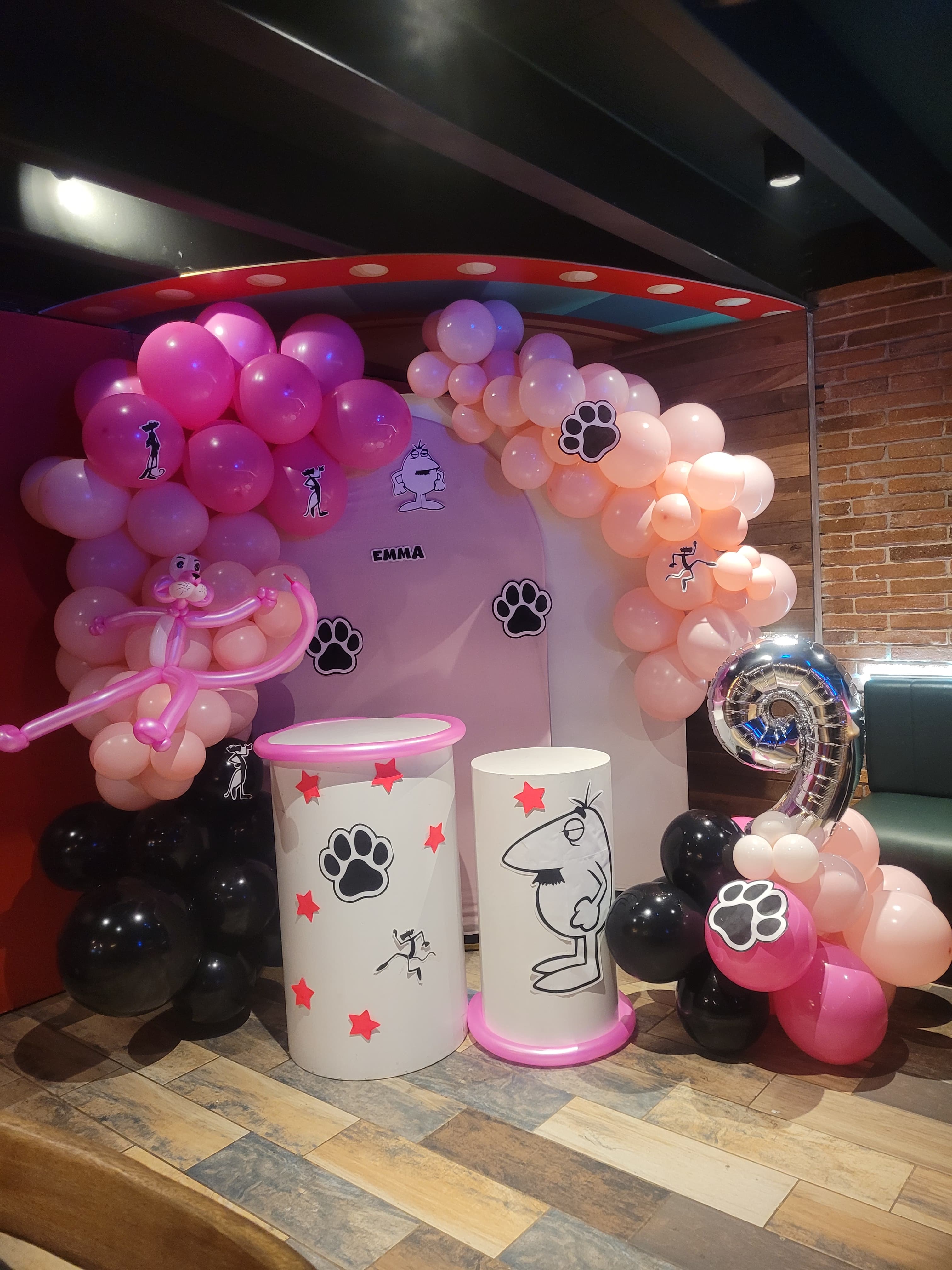 Decoración Pantera Rosa