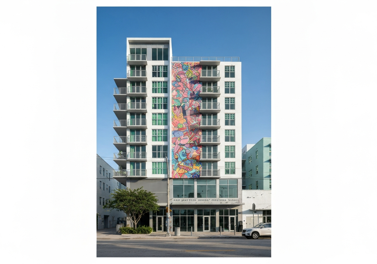 Proyecto de uso mixto residencial y comercial en Wynwood Miami