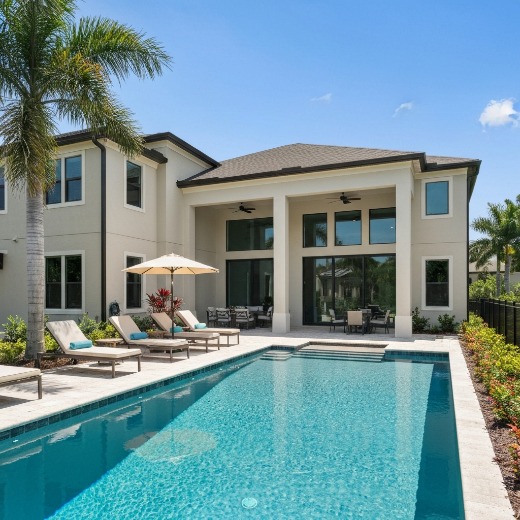 Casa nueva vacacional con piscina en Kissimmee Orlando cerca de Disney
