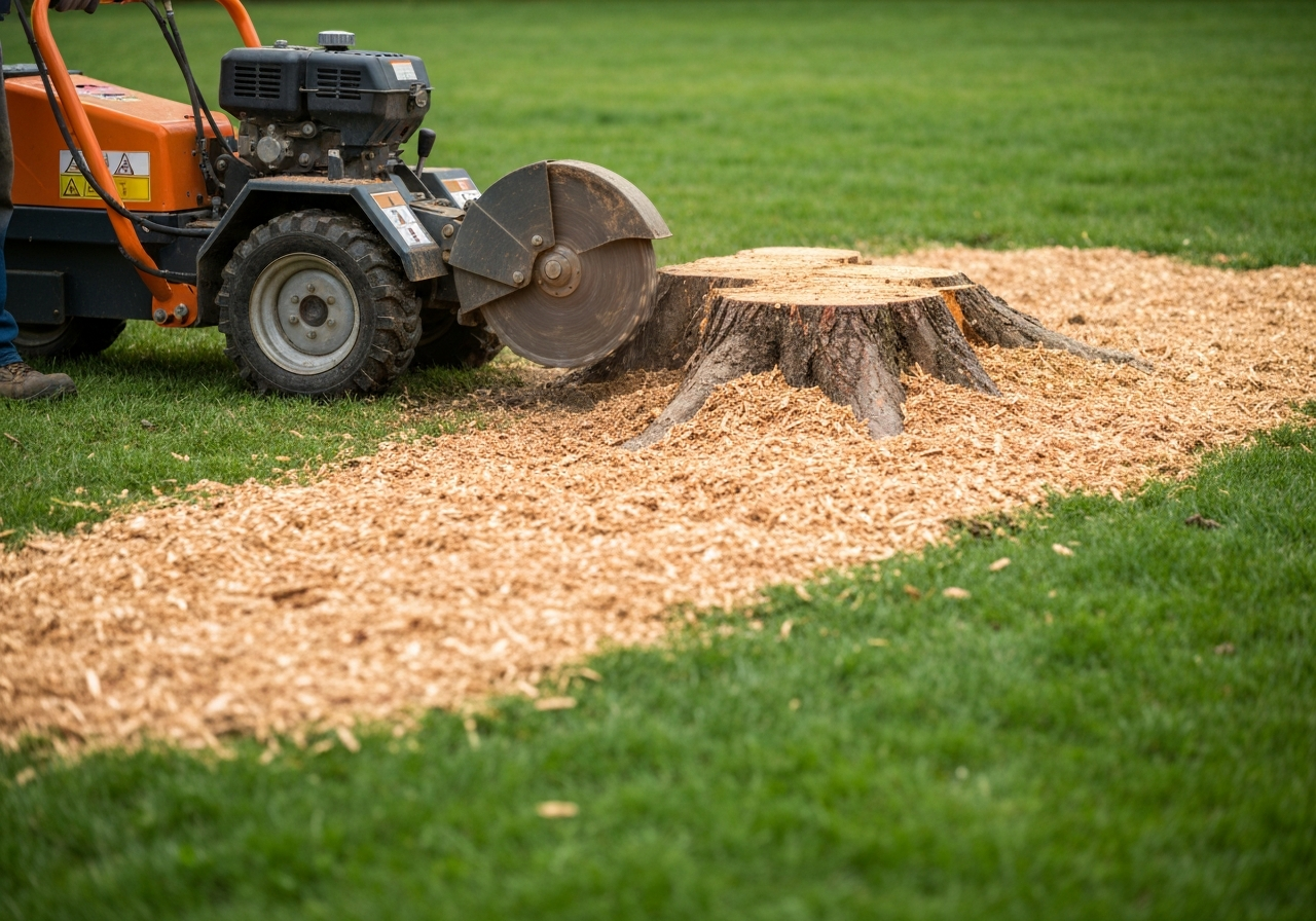 Stump grinding service Syracuse NY