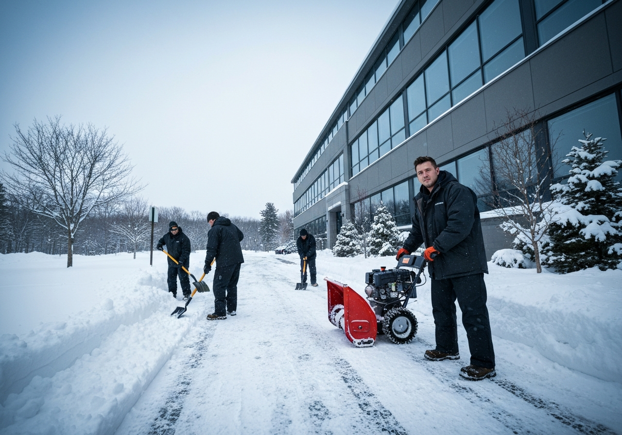 Snow and ice removal service Syracuse NY