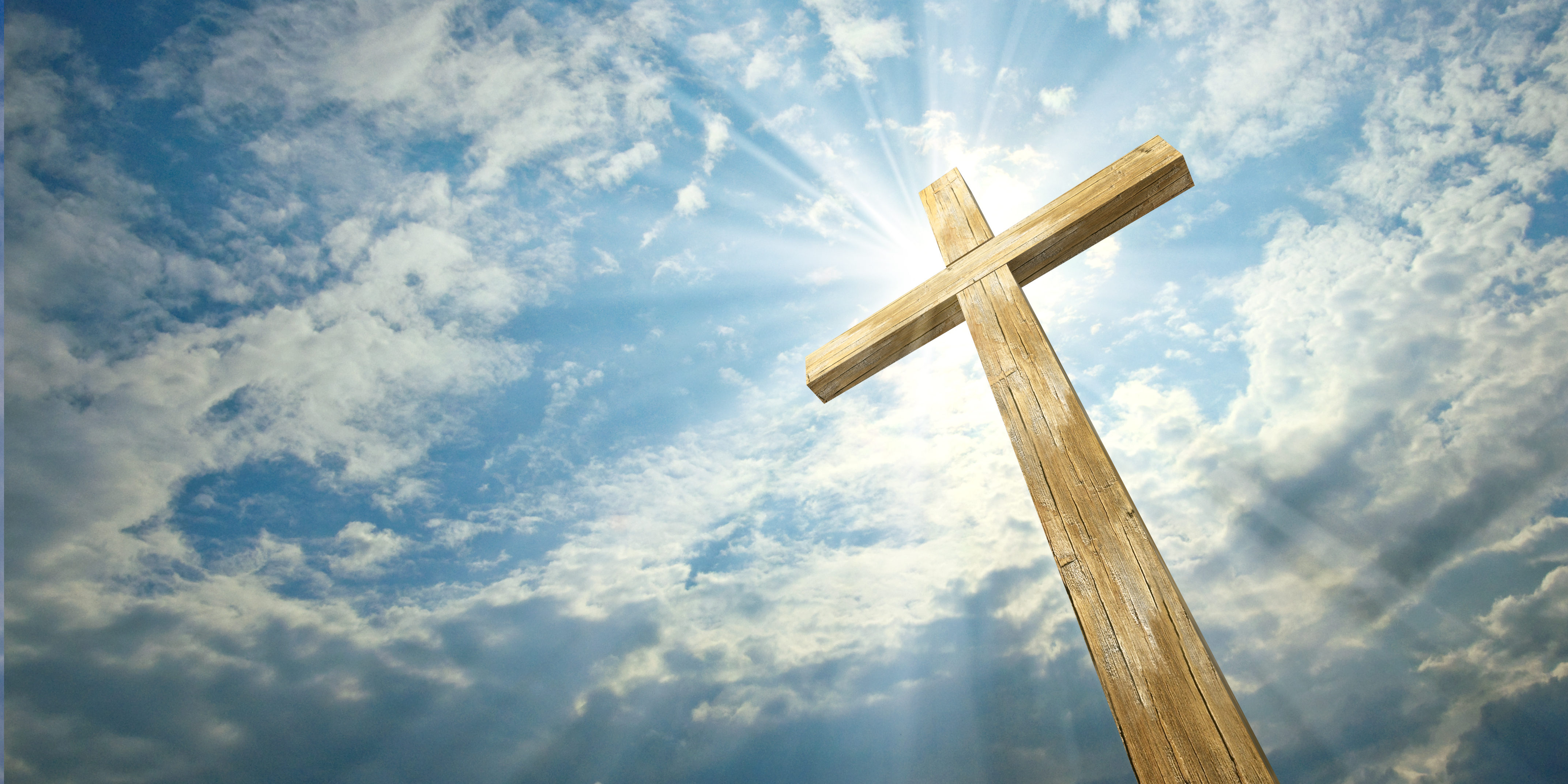 Cross against the sky