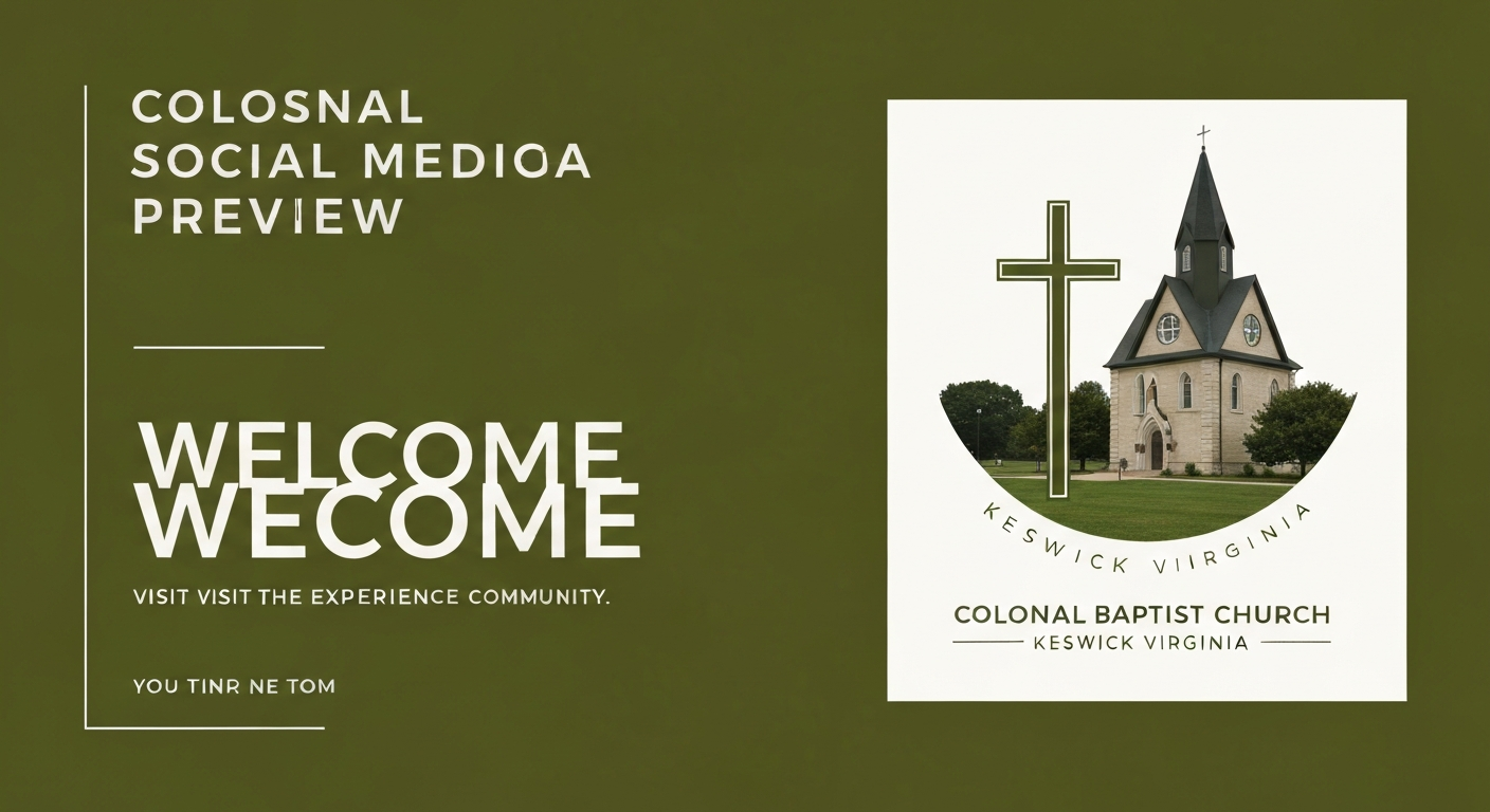 Colonial Baptist Church cover