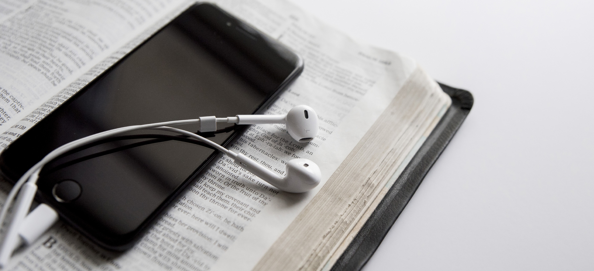 Bible and Earphones